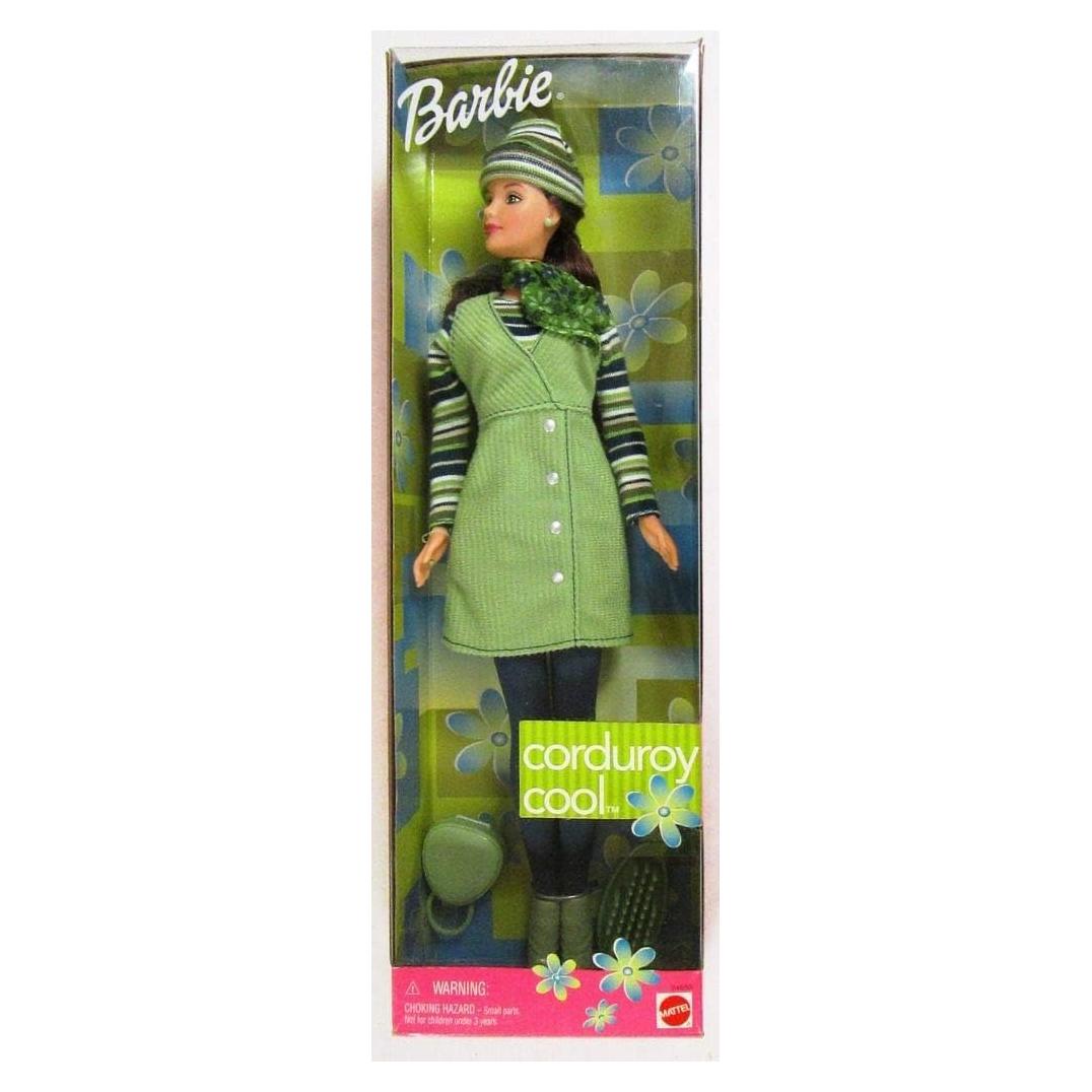Muñeca Barbie Cool de Pana 1999 Mattel Verde 33cm