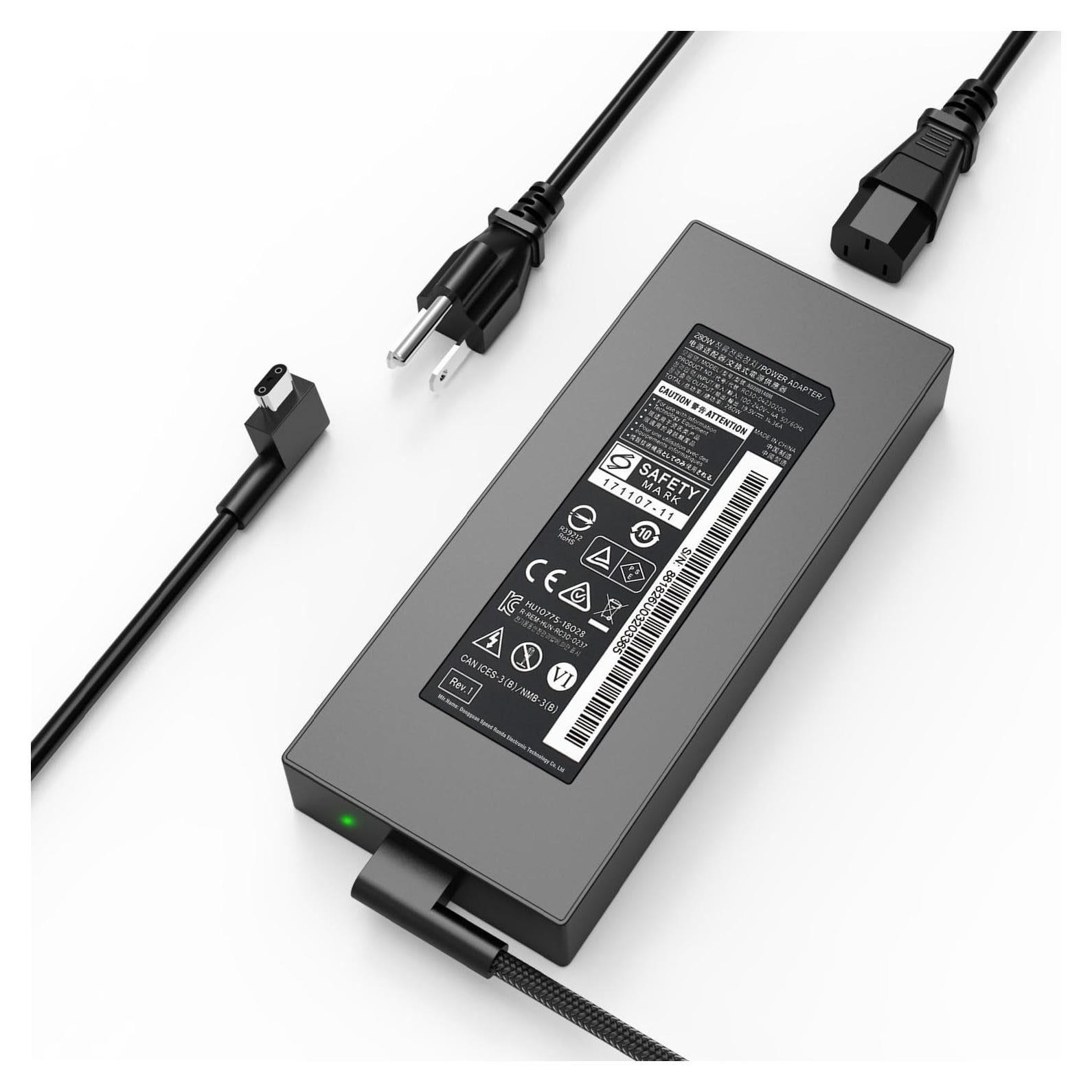 Cargador de Laptop GaN 280W Razer Blade 16 17 18 19.5V 14.36A