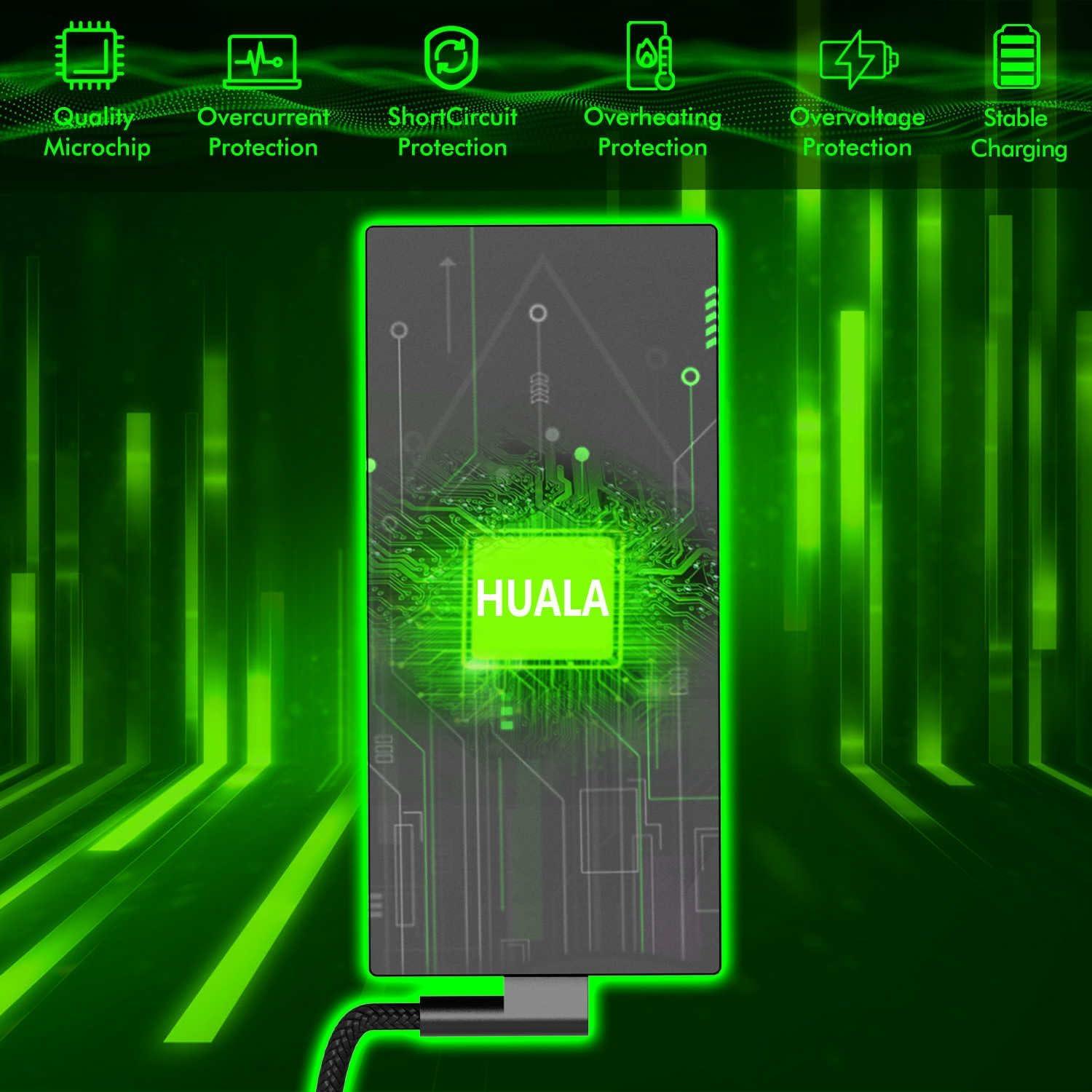 Cargador de Laptop GaN 280W Razer Blade 16 17 18 19.5V 14.36A