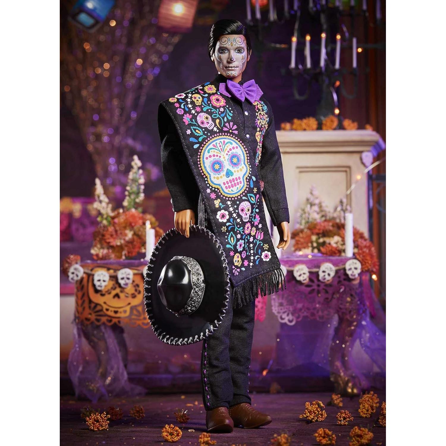 Muñeca Ken Barbie Día de Muertos 2021 - Mattel 30.48 cm