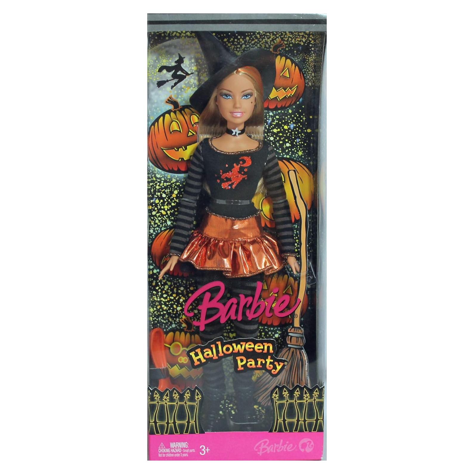 Muñeca Barbie Fiesta de Halloween 2006 Mattel 32.77 cm