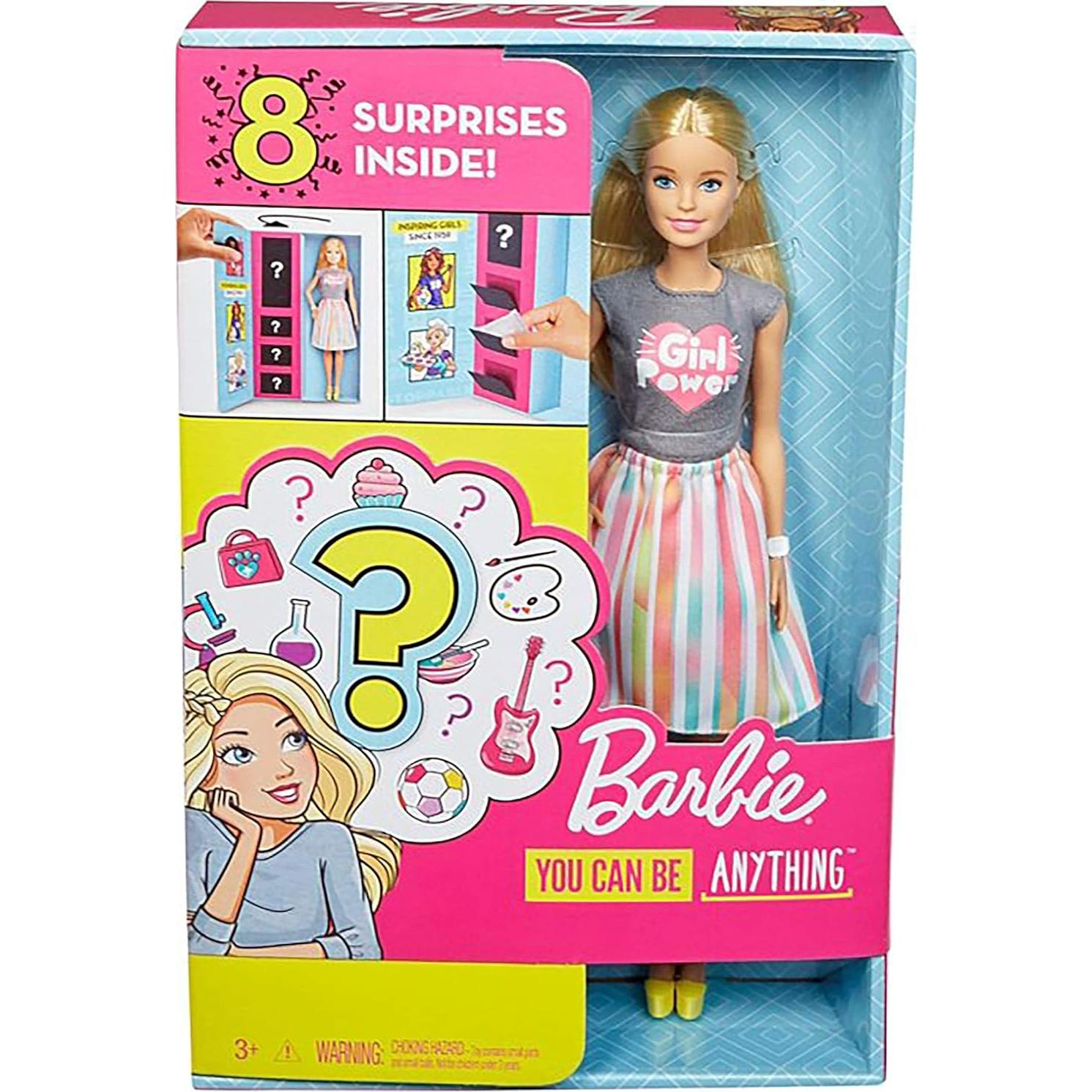 Muñeca Barbie Sorpresa Carreras con Accesorios - Mattel