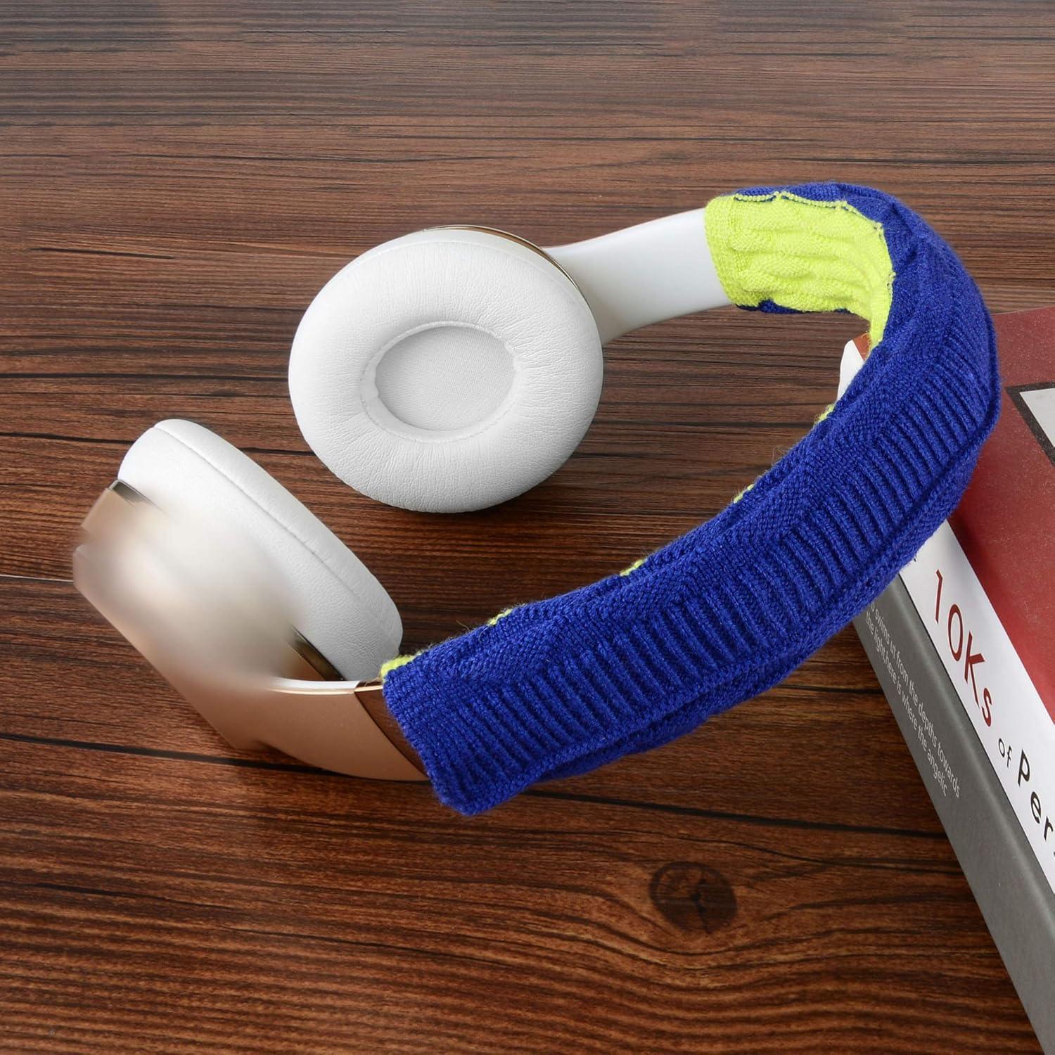 Cubierta de Cabezal GEEKRIA Indigo Pop para Auriculares Bose, Sony, Beats