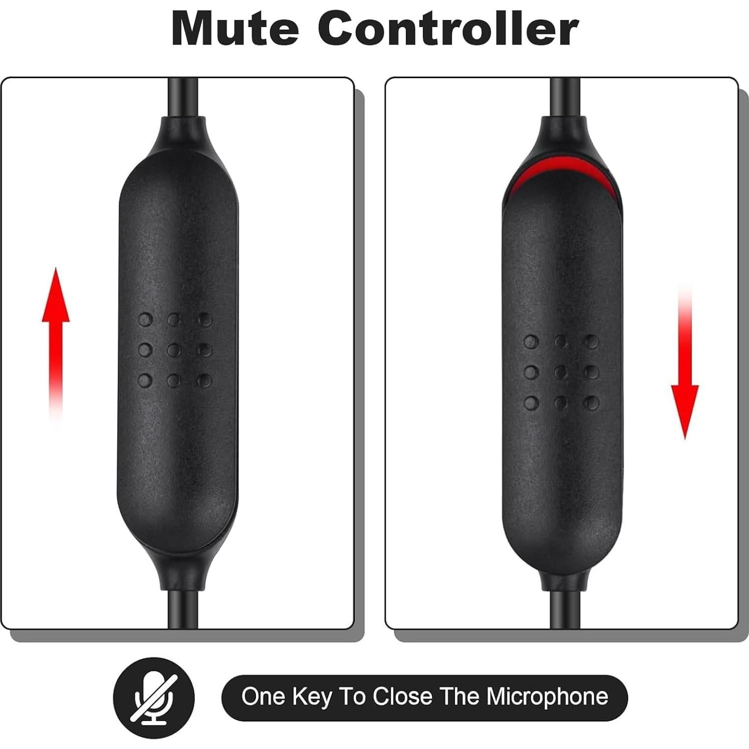 Micrófono Boom Gneinour QC45 para Auriculares Bose QC45 1.2m