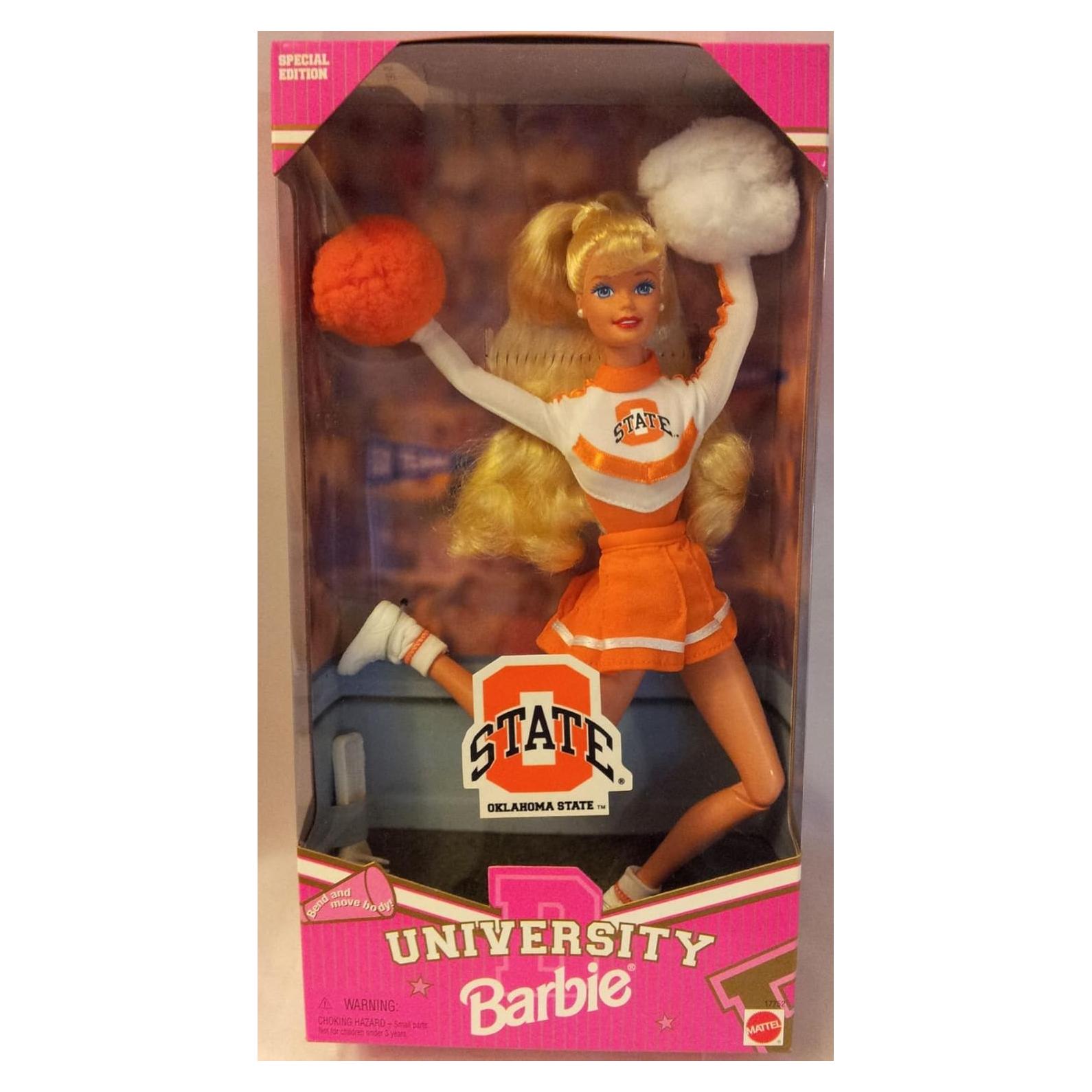 Muñeca Animadora Barbie 1997 Universidad Estatal Oklahoma