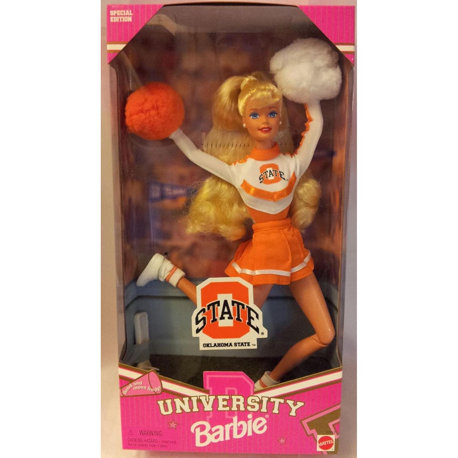 Muñeca Animadora Barbie 1997 Universidad Estatal Oklahoma