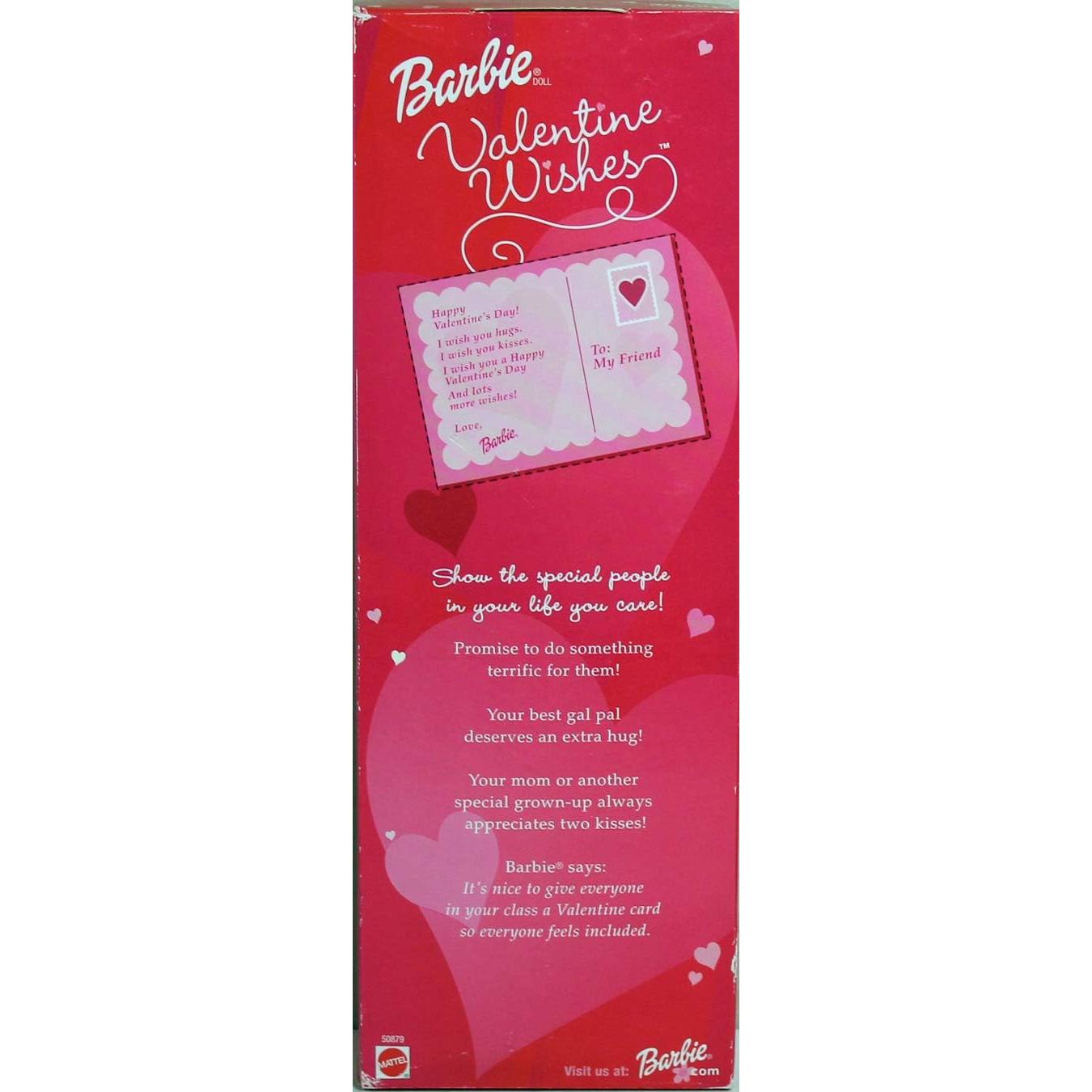 Muñeca Barbie Deseos de San Valentín 2001 Edición Especial