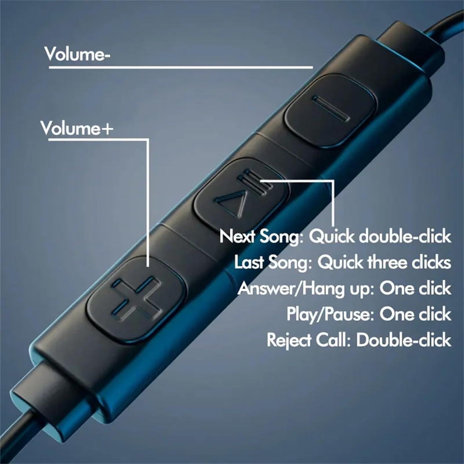 Auriculares con cable Type-C H01C con micrófono y diseño abierto