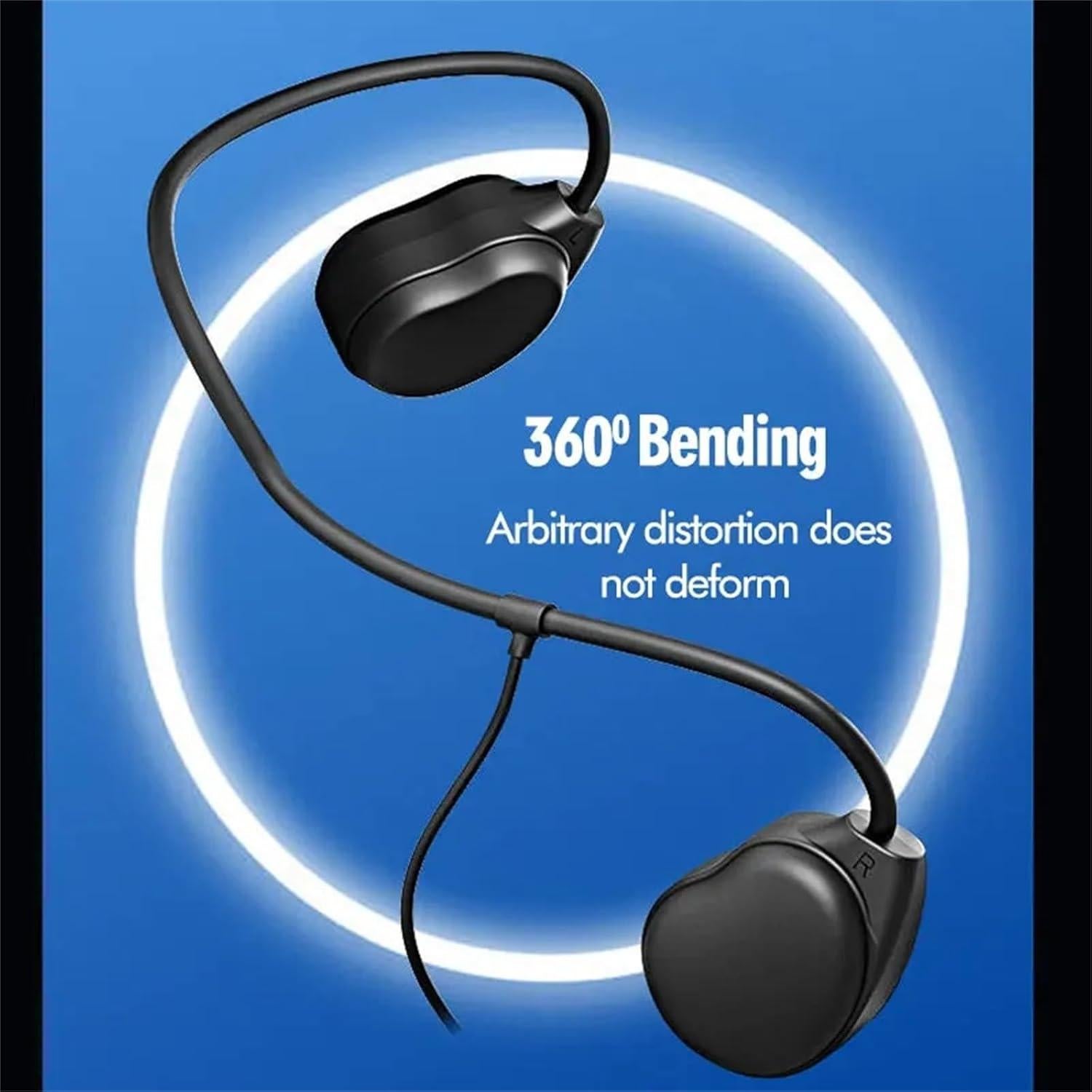 Auriculares con cable Type-C H01C con micrófono y diseño abierto