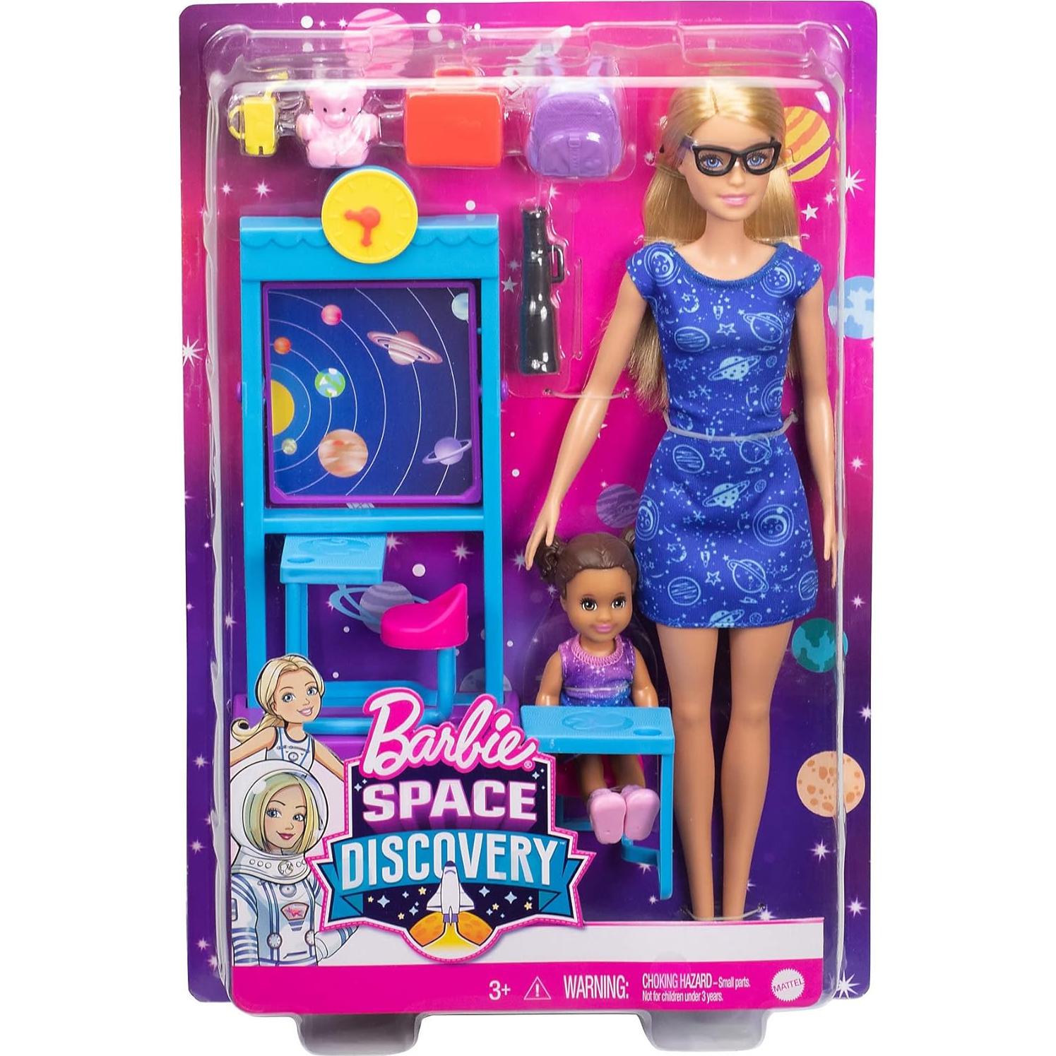 Muñeca Barbie Descubrimiento Espacial con Accesorios