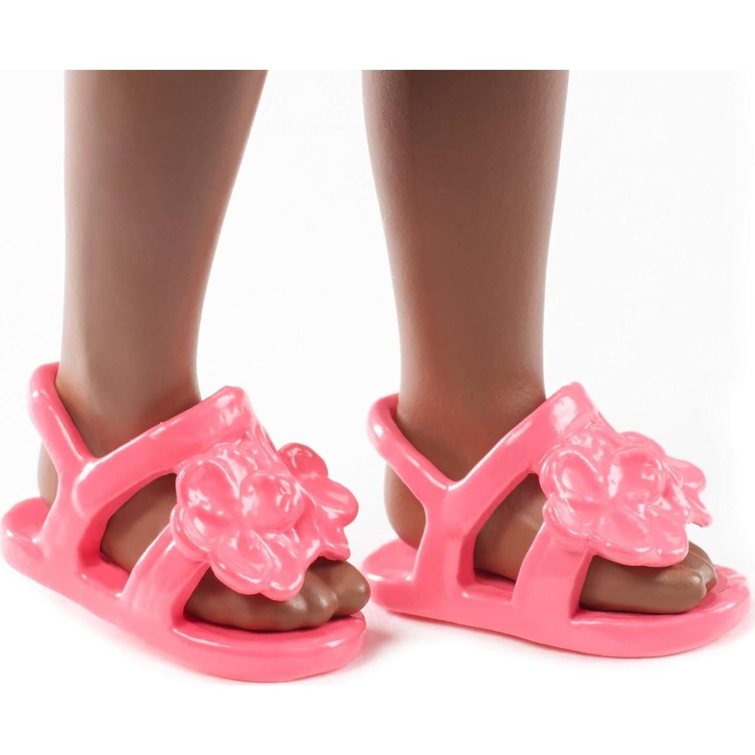 Muñeca Chelsea Barbie 15 cm Moda Tropical Cabello Rizado