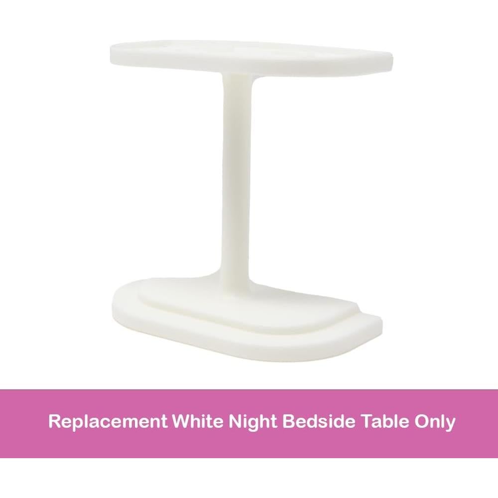Mesa de Noche Blanca de Reemplazo para Casa de Muñecas Barbie HMX10