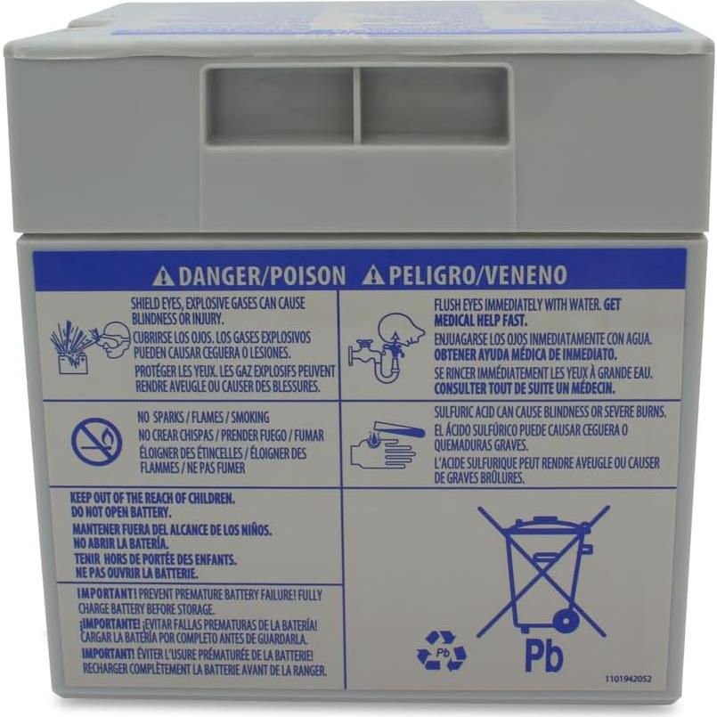 Batería AGM 12Ah Precision Técnica para Power Wheels Barbie Mustang