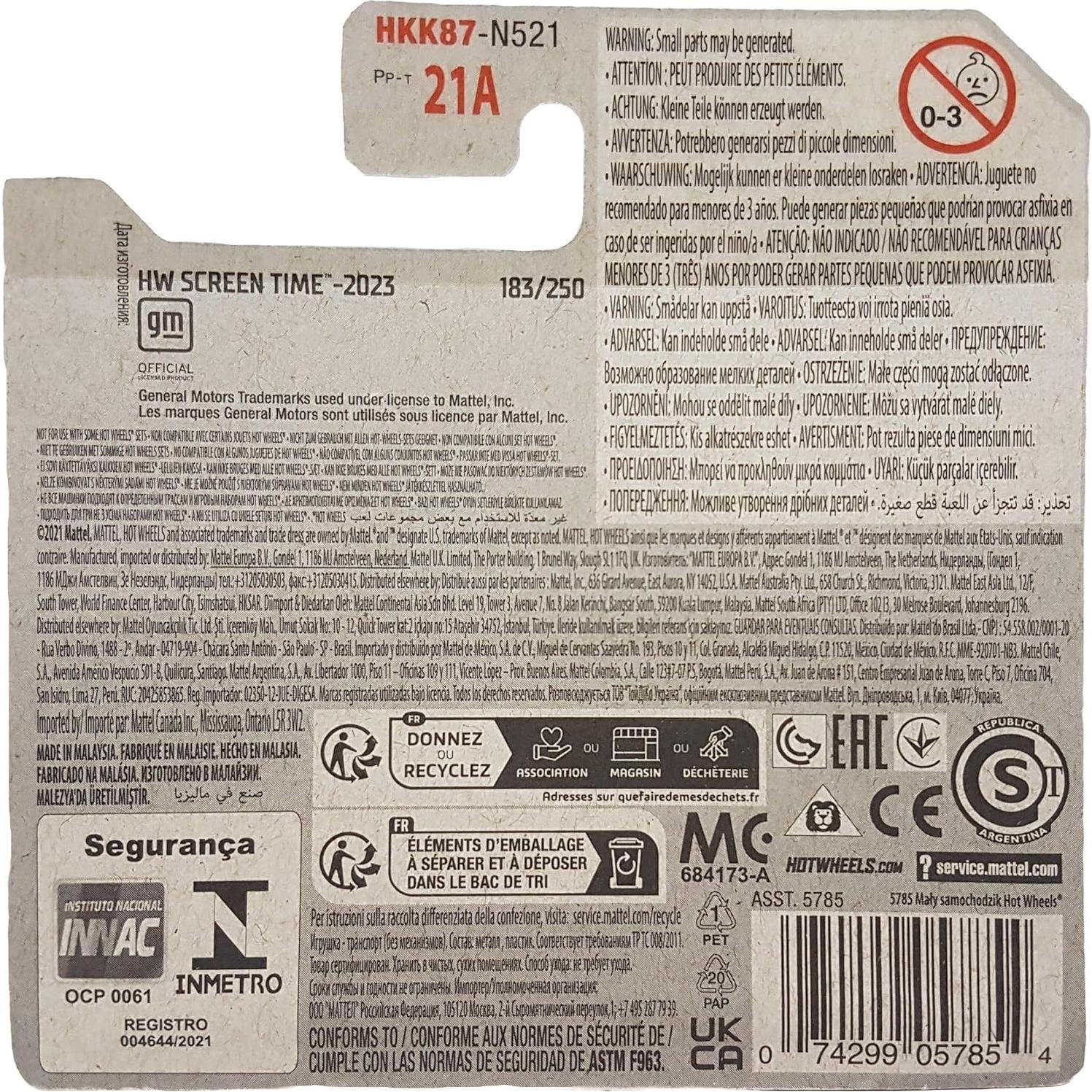 Coche de Metal Fundido Hot Wheels Barbie Corvette 1956