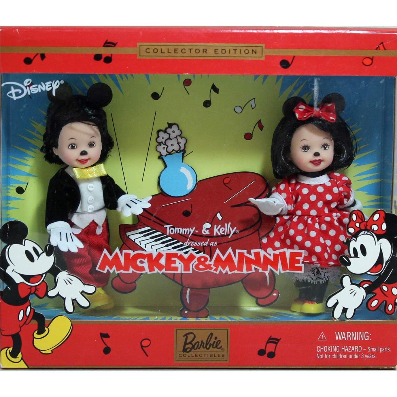 Barbie Vestidos Mickey & Minnie Tommy y Kelly 2002