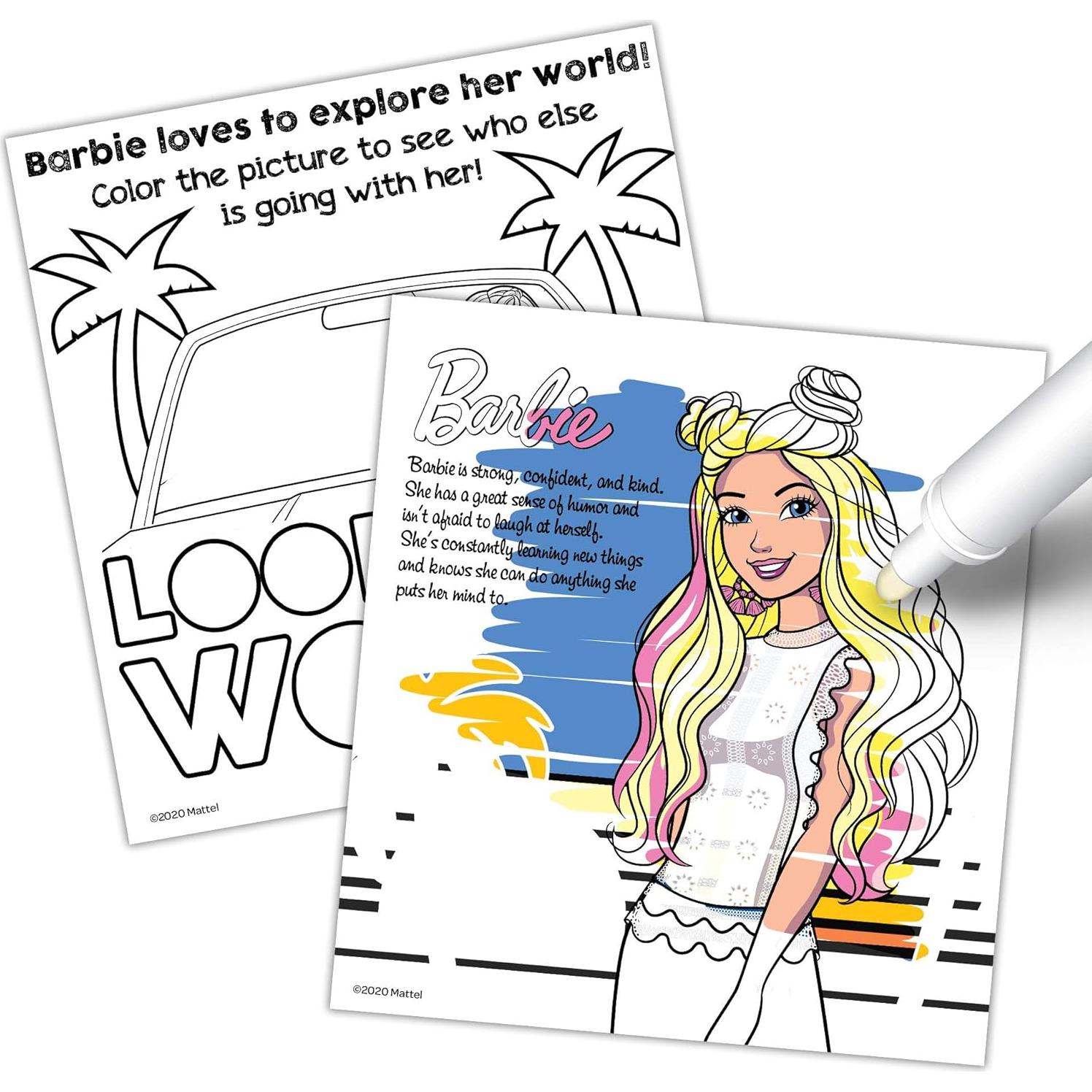 Libro de Colorear Bendon Barbie Imagine Ink 24 Páginas