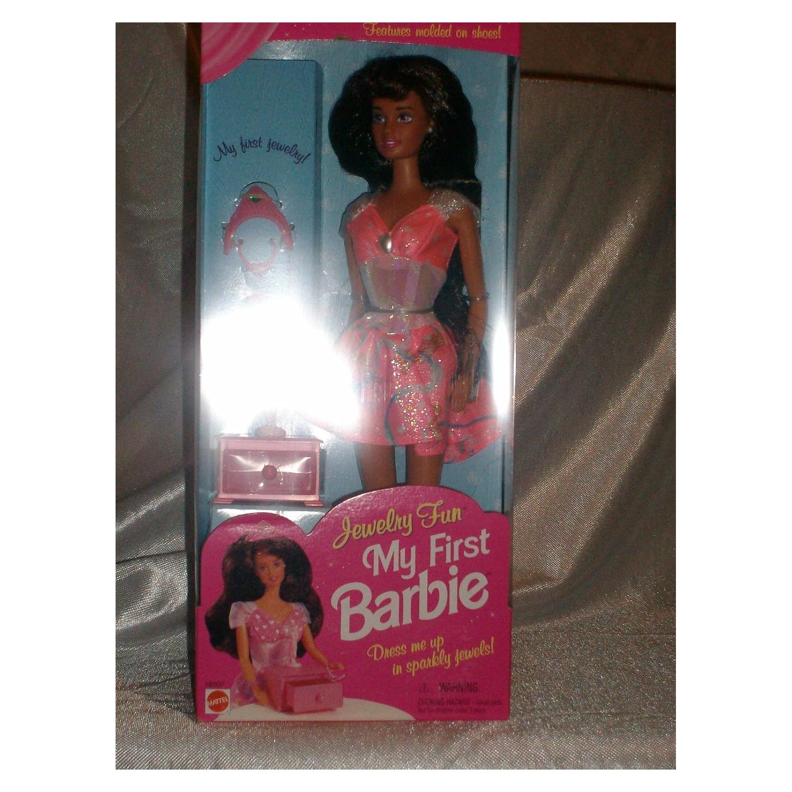 Muñeca Mi Primera Barbie Joyería Mattel 32.8x14.7x6.6 cm