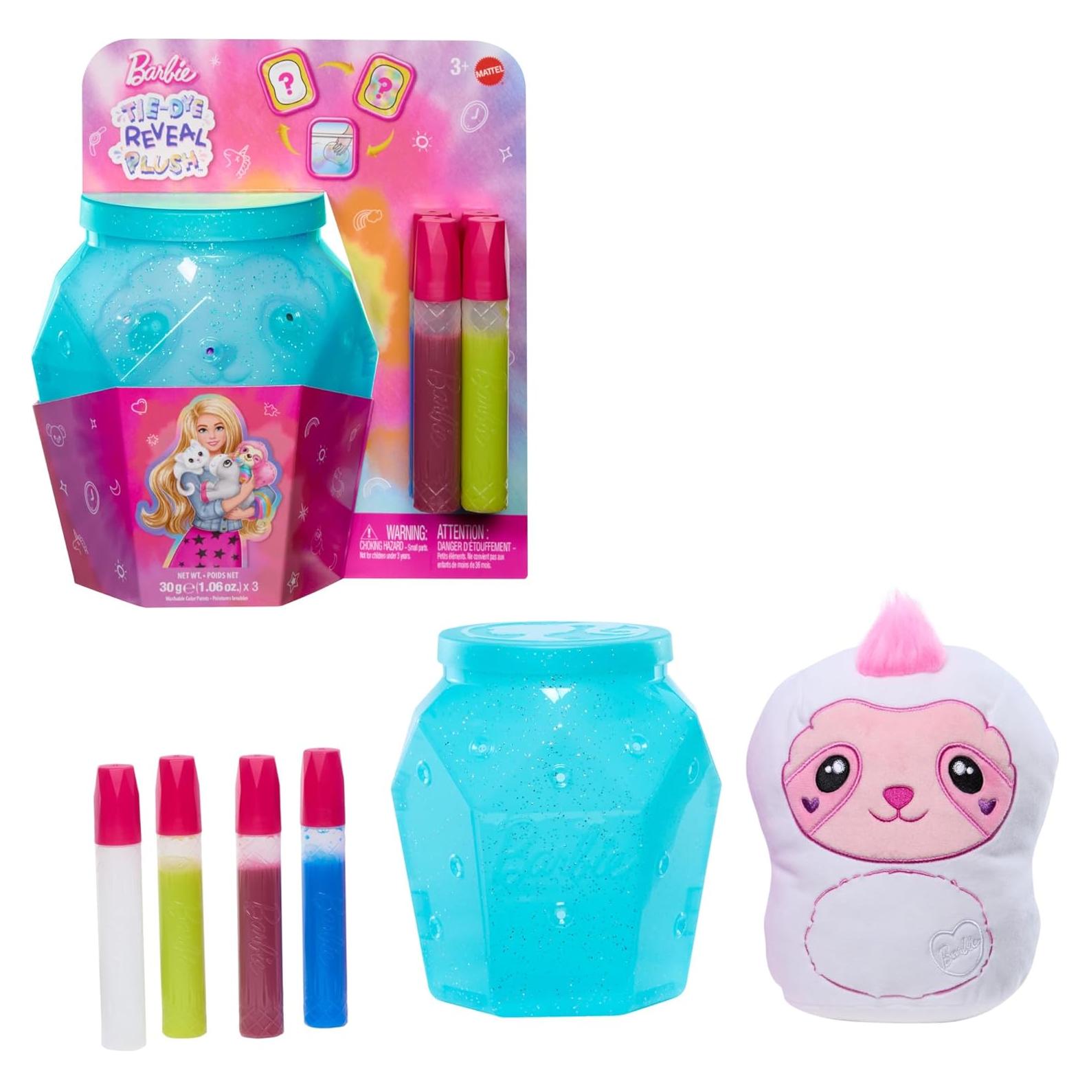 Peluche Tie Dye Perezoso Barbie 0.54 kg - Modelo HWD32