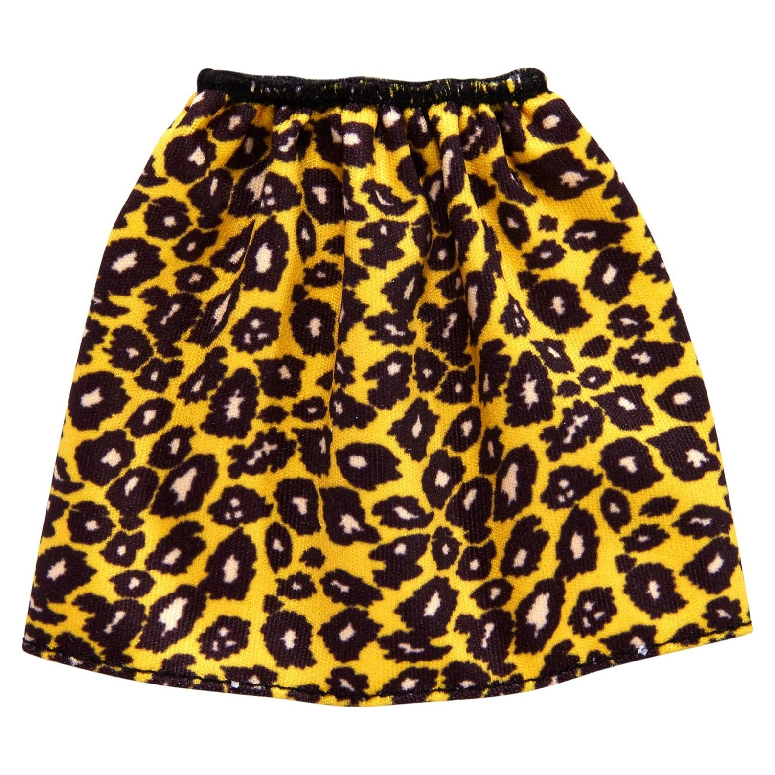 Falda de estampado de guepardo para muñeca Barbie - Mattel