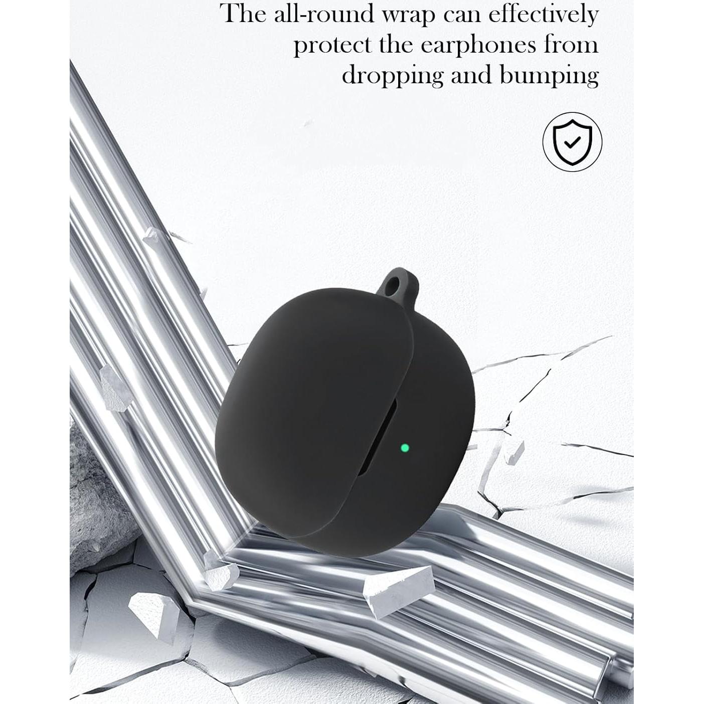 Funda Protectora de Silicona QCY MeloBuds Pro 2024 - Negro