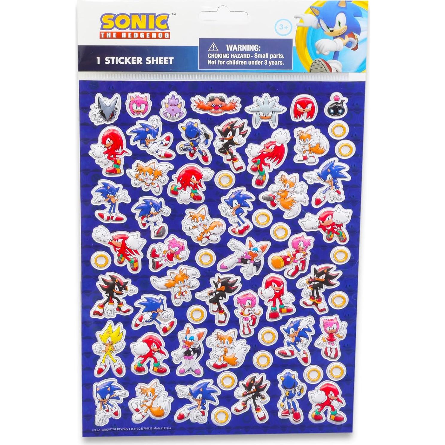 Libro para Colorear Sonic the Hedgehog Crenstone 4-8 Años