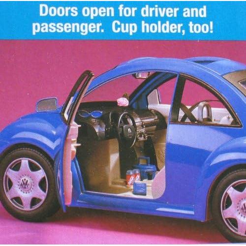 Vehículo Volkswagen Beetle Barbie 2000 Púrpura con llavero
