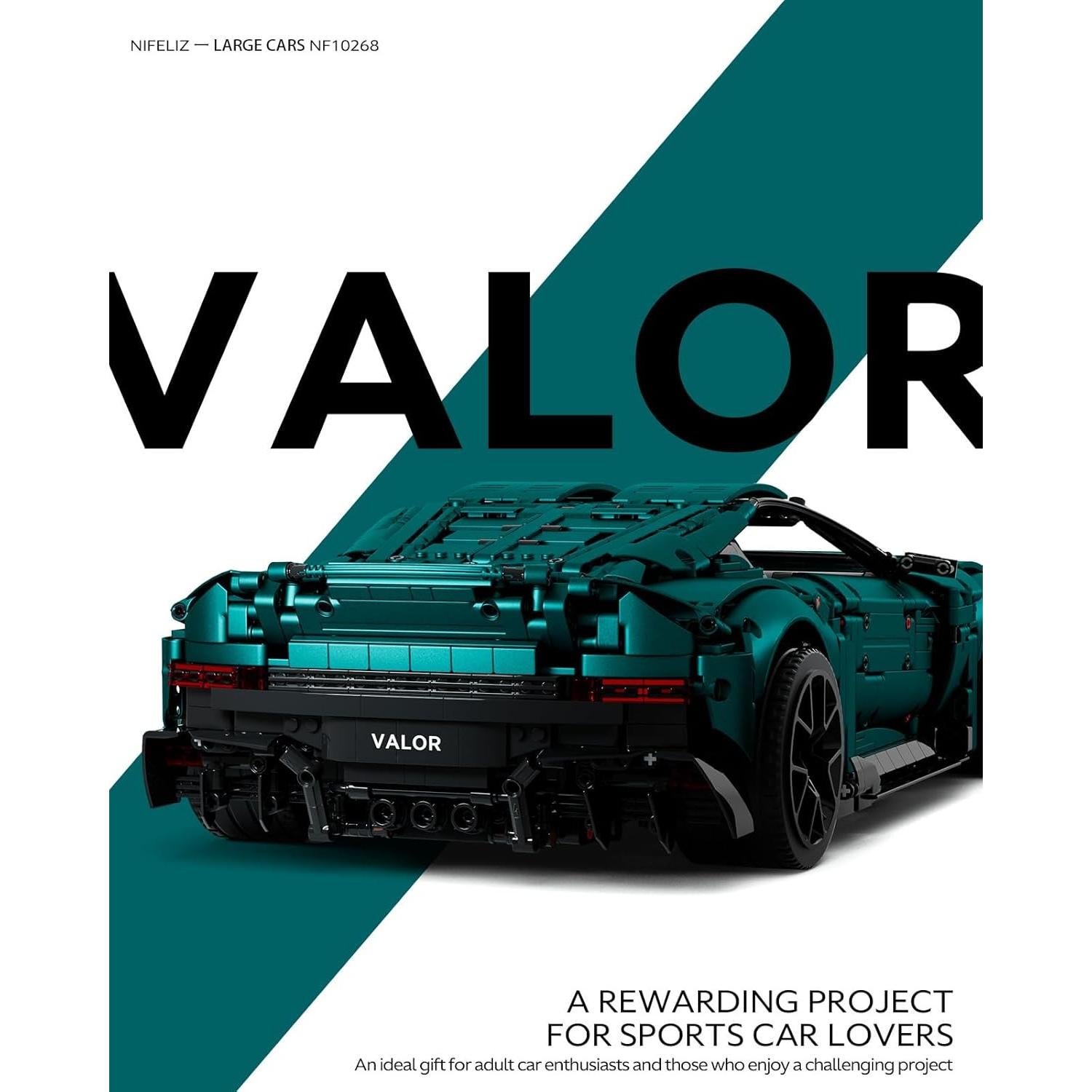 Set de Construcción Nifeliz VALOR Coche Deportivo 3374 Piezas