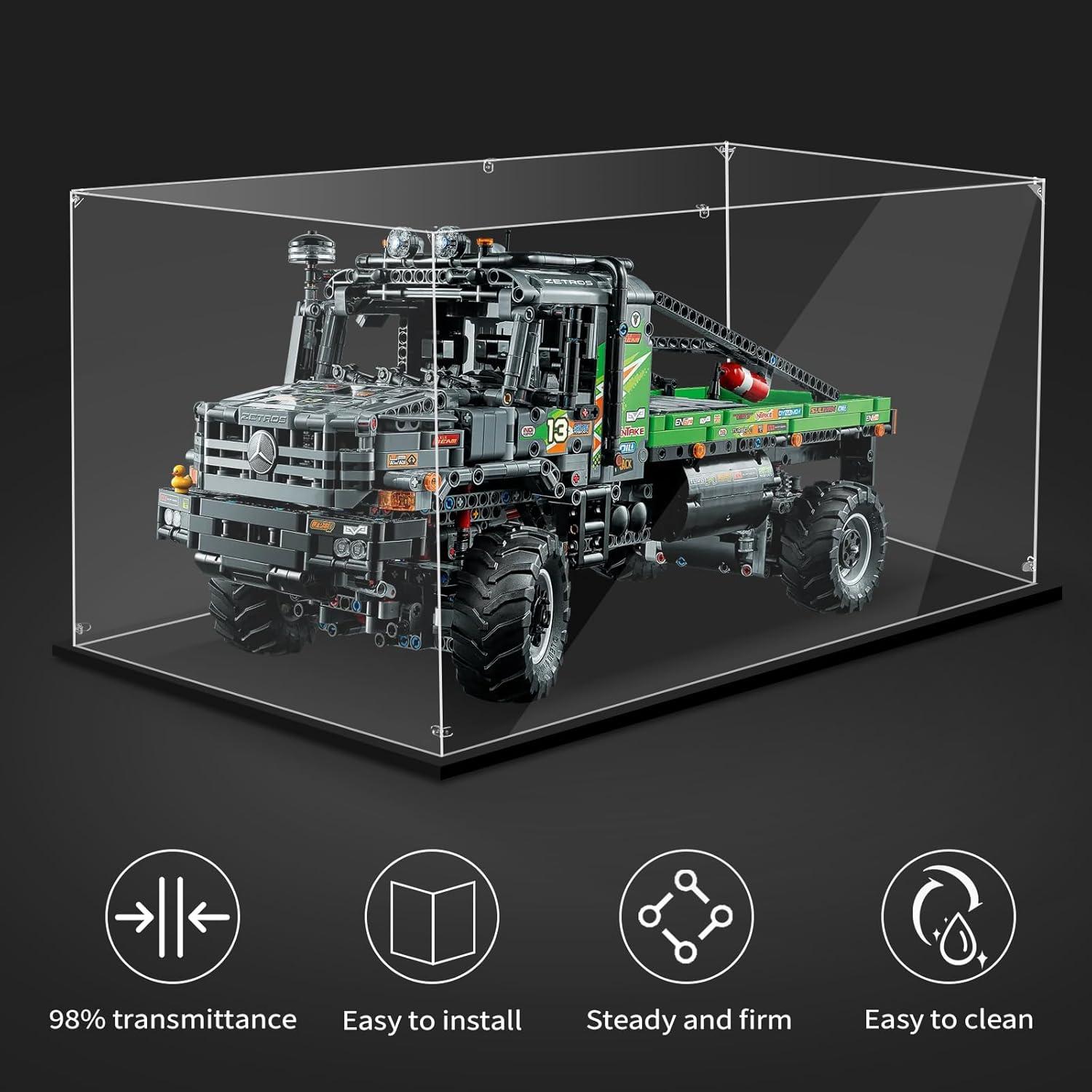 Caja Acrílica LILIKAKA para Lego ECTO-1 55x25x25 cm