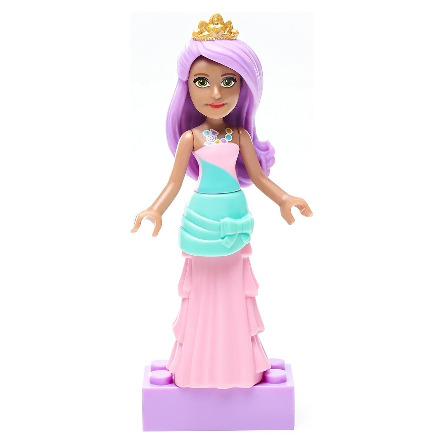Mega Construx Barbie Sweetville Candy Princess Mini Figure Playset