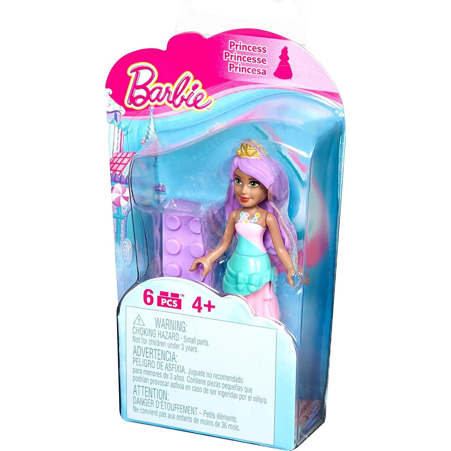 Mega Construx Barbie Sweetville Candy Princess Mini Figure Playset