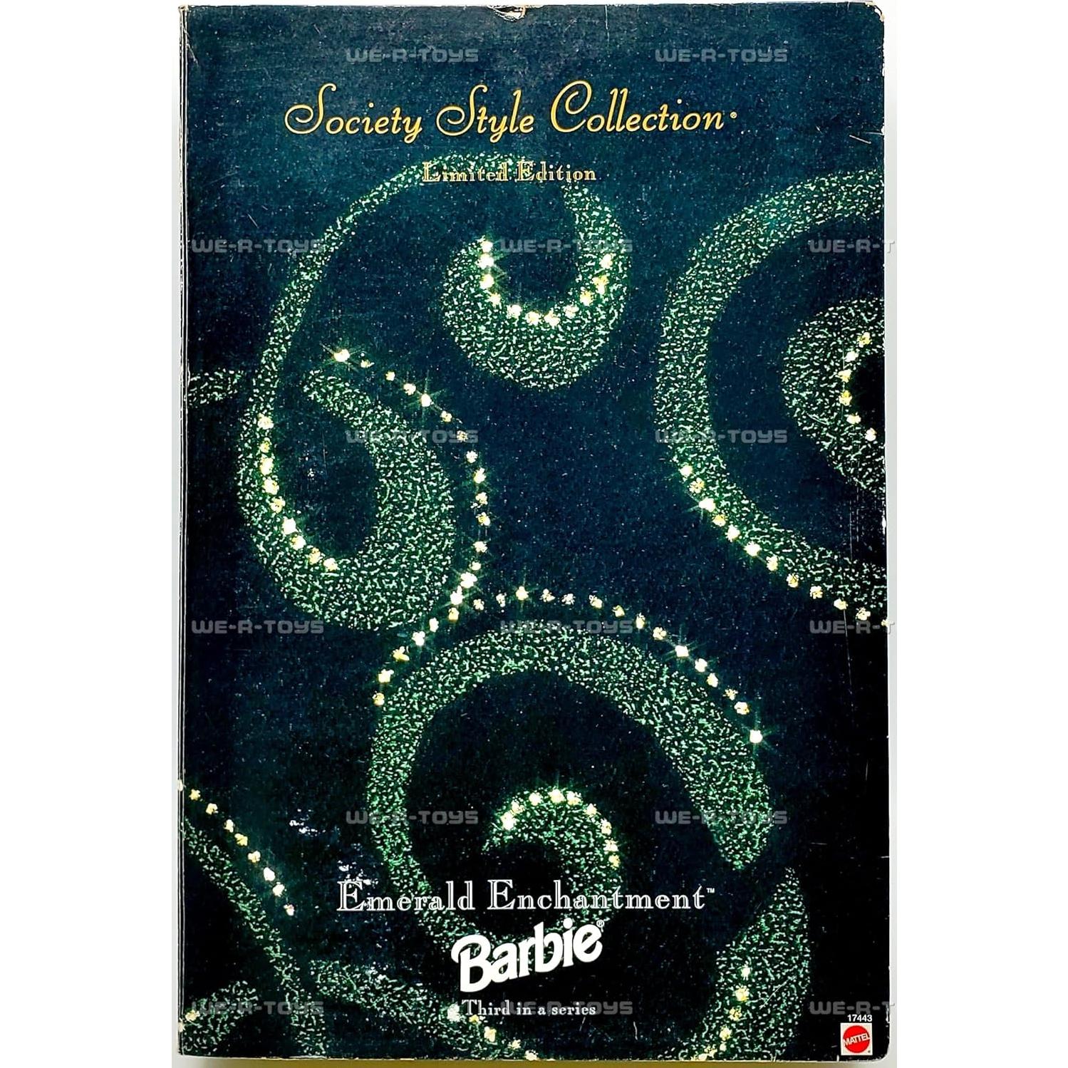 Muñeca Barbie Rubia Edición Limitada Esmalte Esmeralda 1996