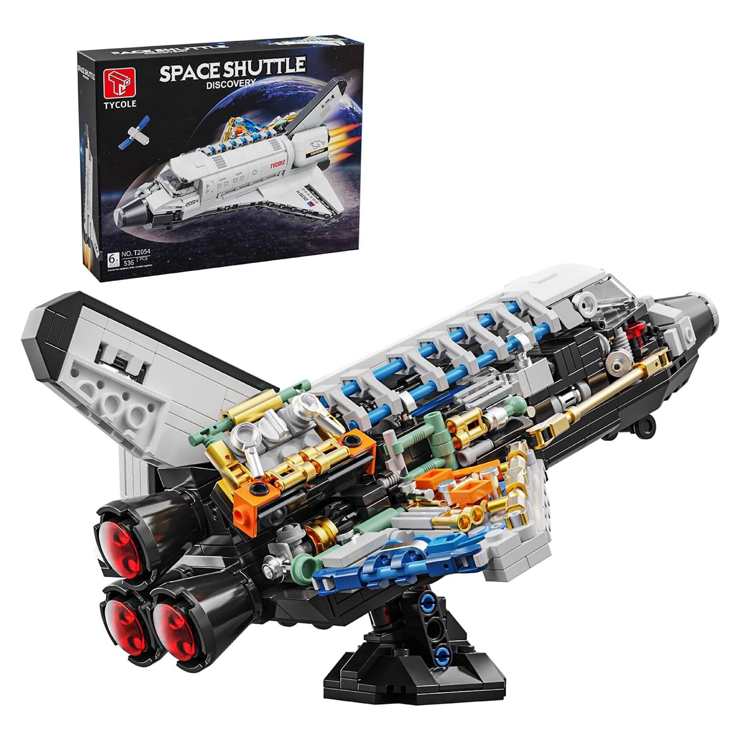 Juego de Bloques de Construcción TYCOLE Transbordador Espacial 536 Piezas