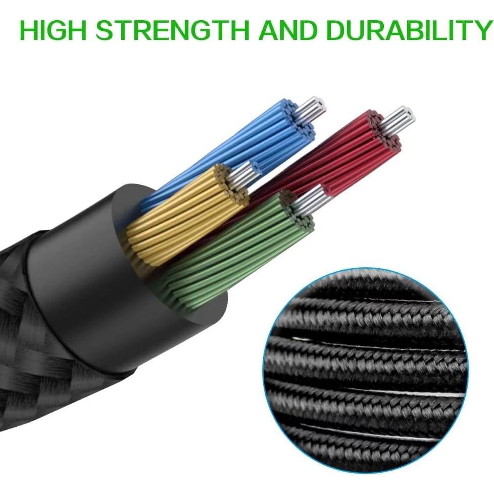 Cable de Reemplazo Mini XLR 4 Pines BUTIAO para Auriculares