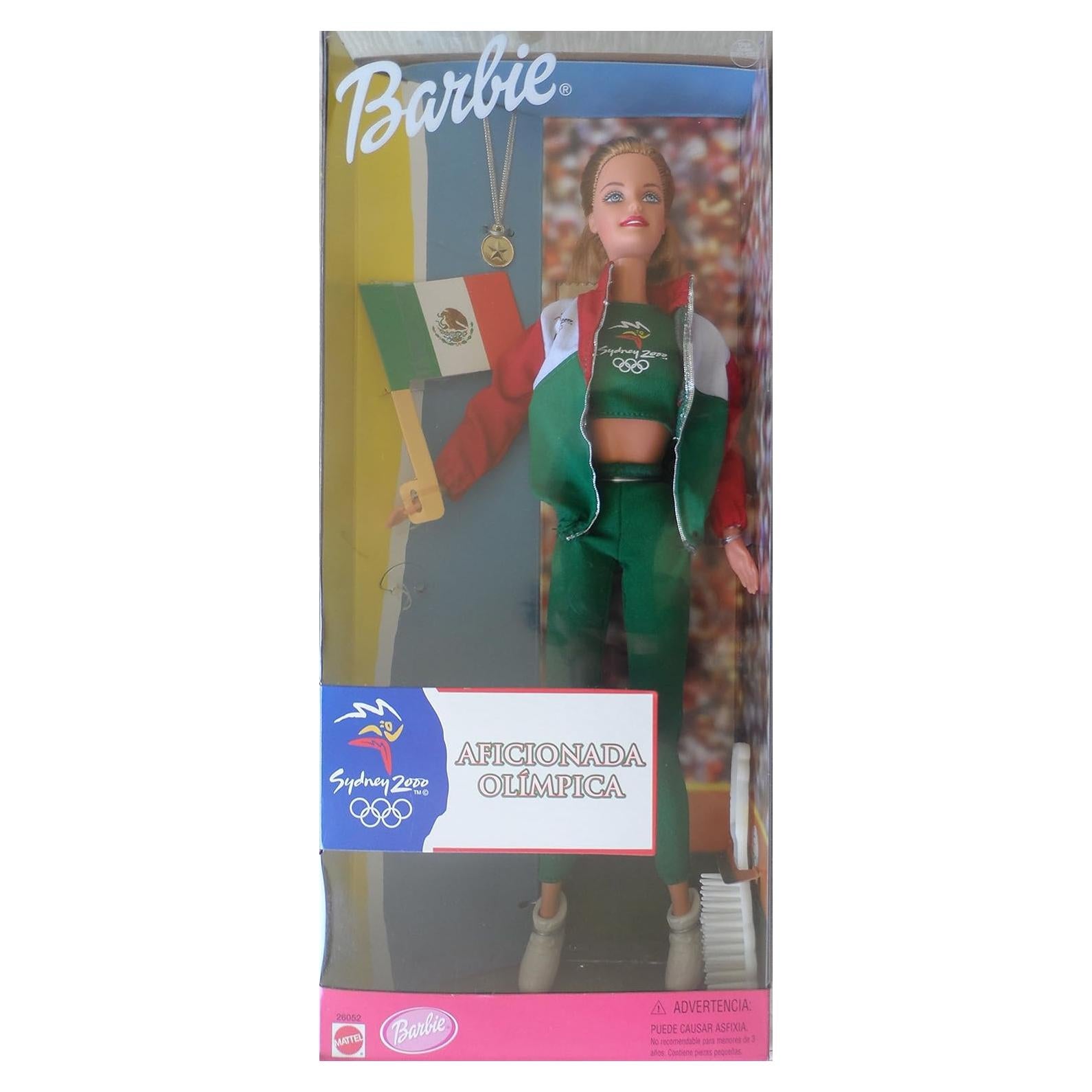 Muñeca Barbie Aficionada Olímpica Sídney 2000 Mattel