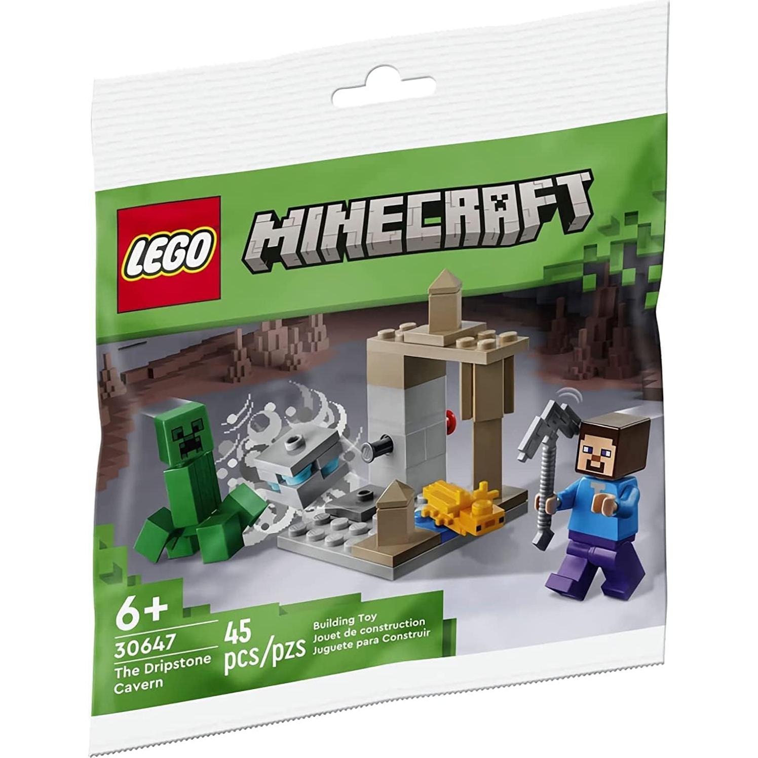 LEGO Minecraft Cueva de Estalactitas 30647 Steve y Creeper