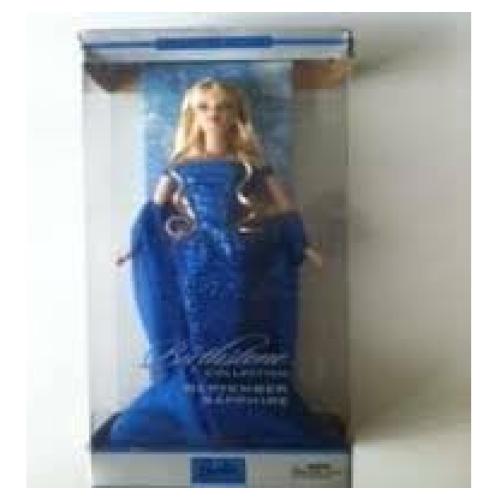 Barbie Zafiro de Septiembre - Muñeca Coleccionista con Vestido Brillante