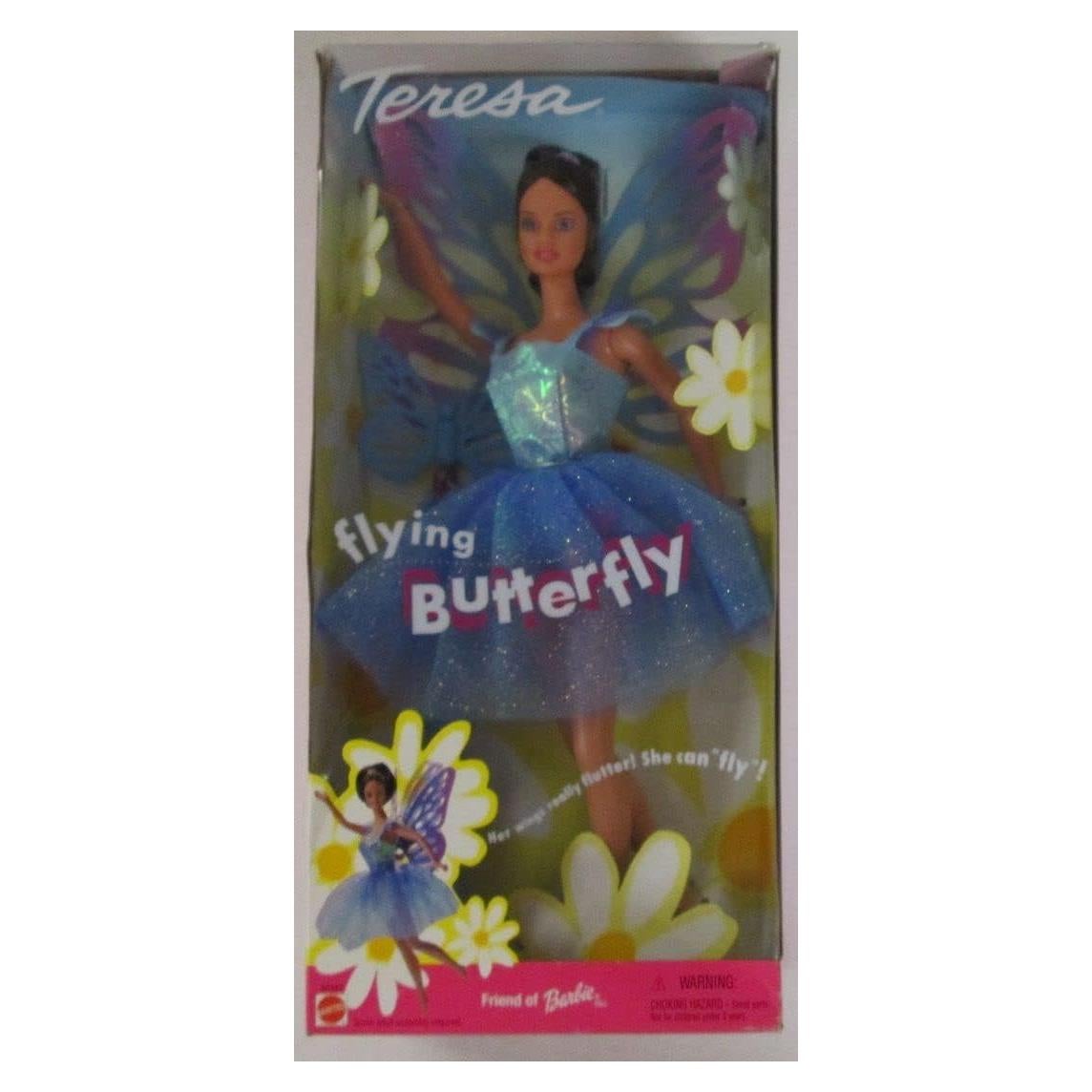 Muñeca Amiga de Barbie Teresa Mariposa Voladora 33.4 cm