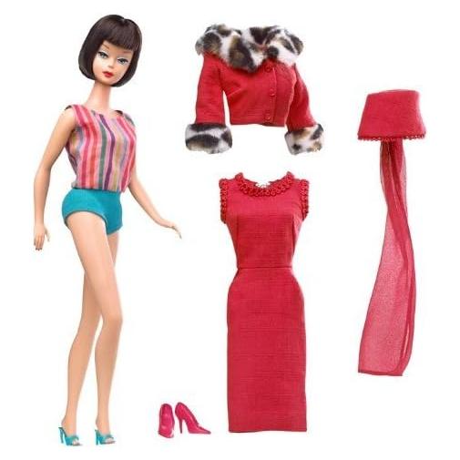 Muñeca Barbie Favorita 1965 Castaña con Piernas Flexibles