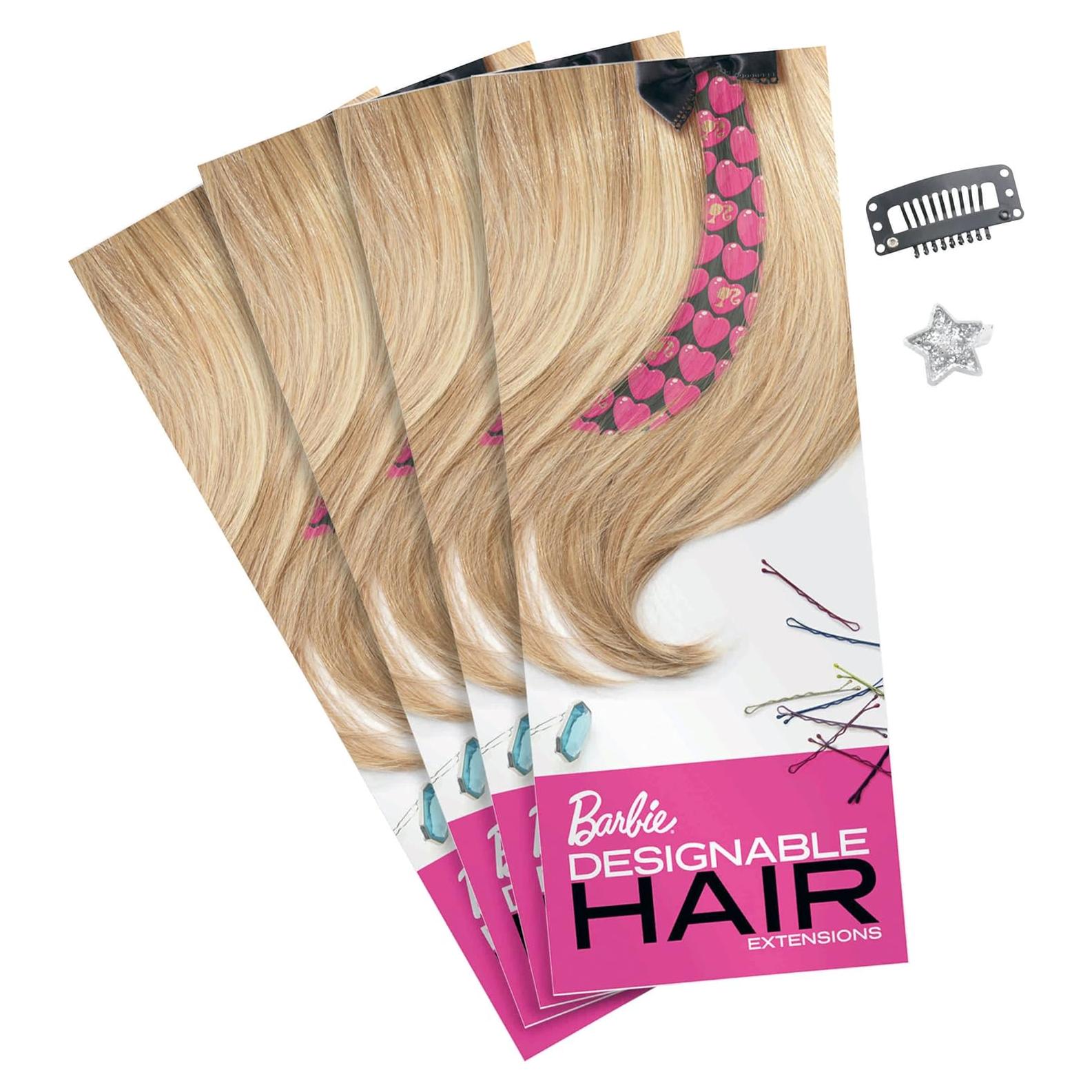 Paquete de Recarga de Extensiones de Cabello Barbie - 8 Piezas