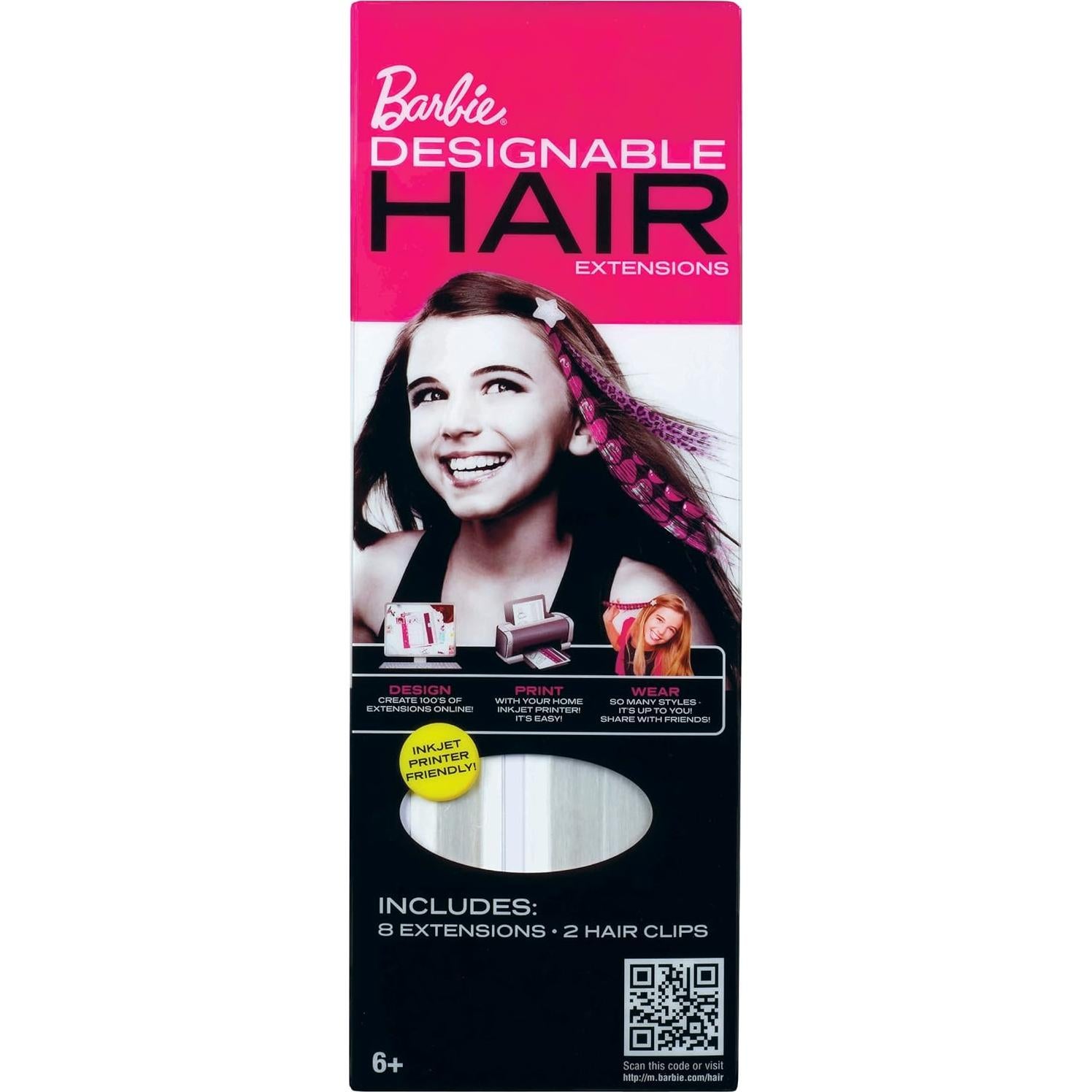 Paquete de Recarga de Extensiones de Cabello Barbie - 8 Piezas