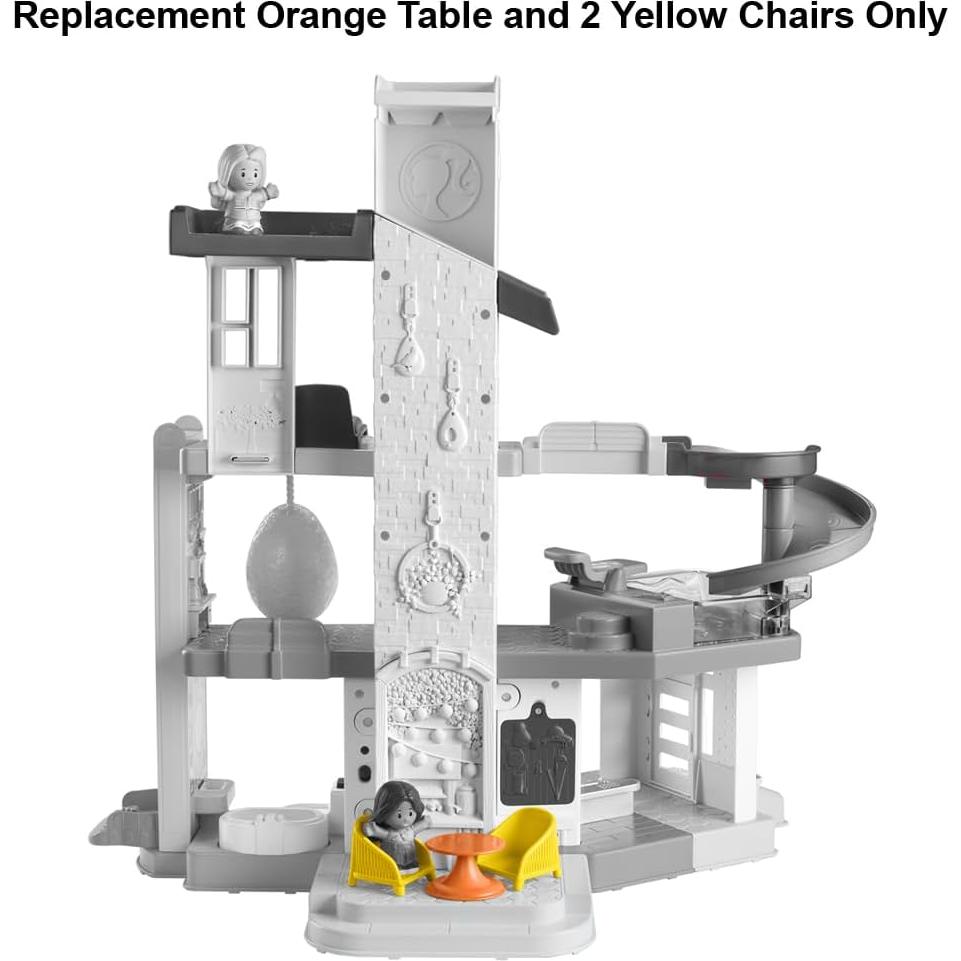 Mesa Naranja y 2 Sillas Amarillas Fisher-Price HCF61