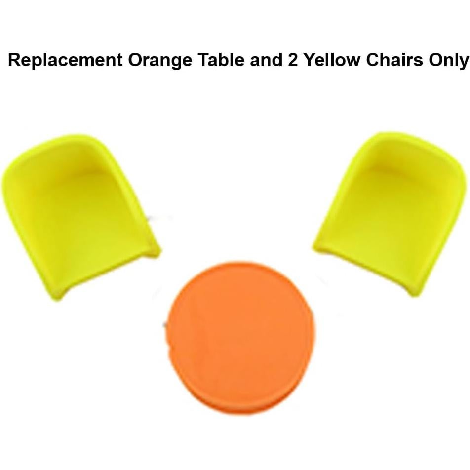 Mesa Naranja y 2 Sillas Amarillas Fisher-Price HCF61