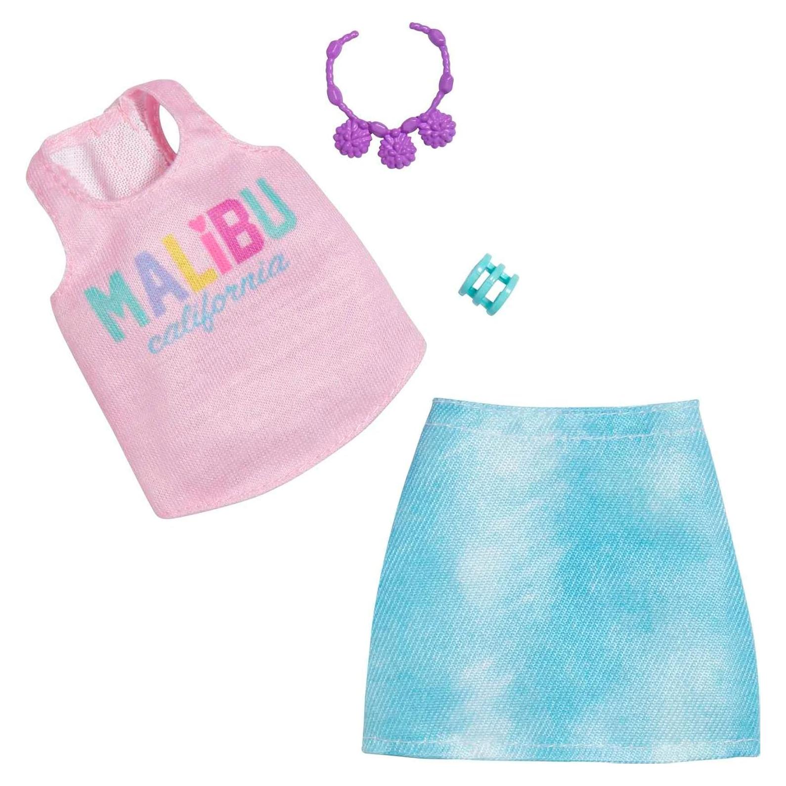 Conjunto de Ropa para Muñecas Barbie Malibu - Mattel