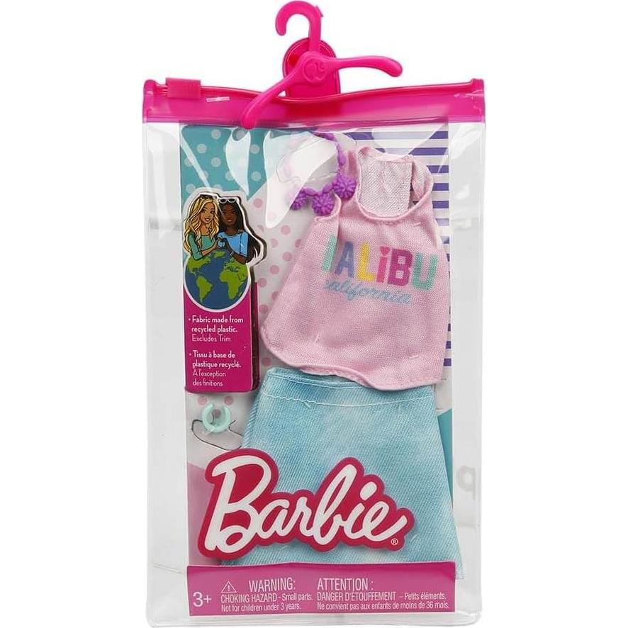 Conjunto de Ropa para Muñecas Barbie Malibu - Mattel