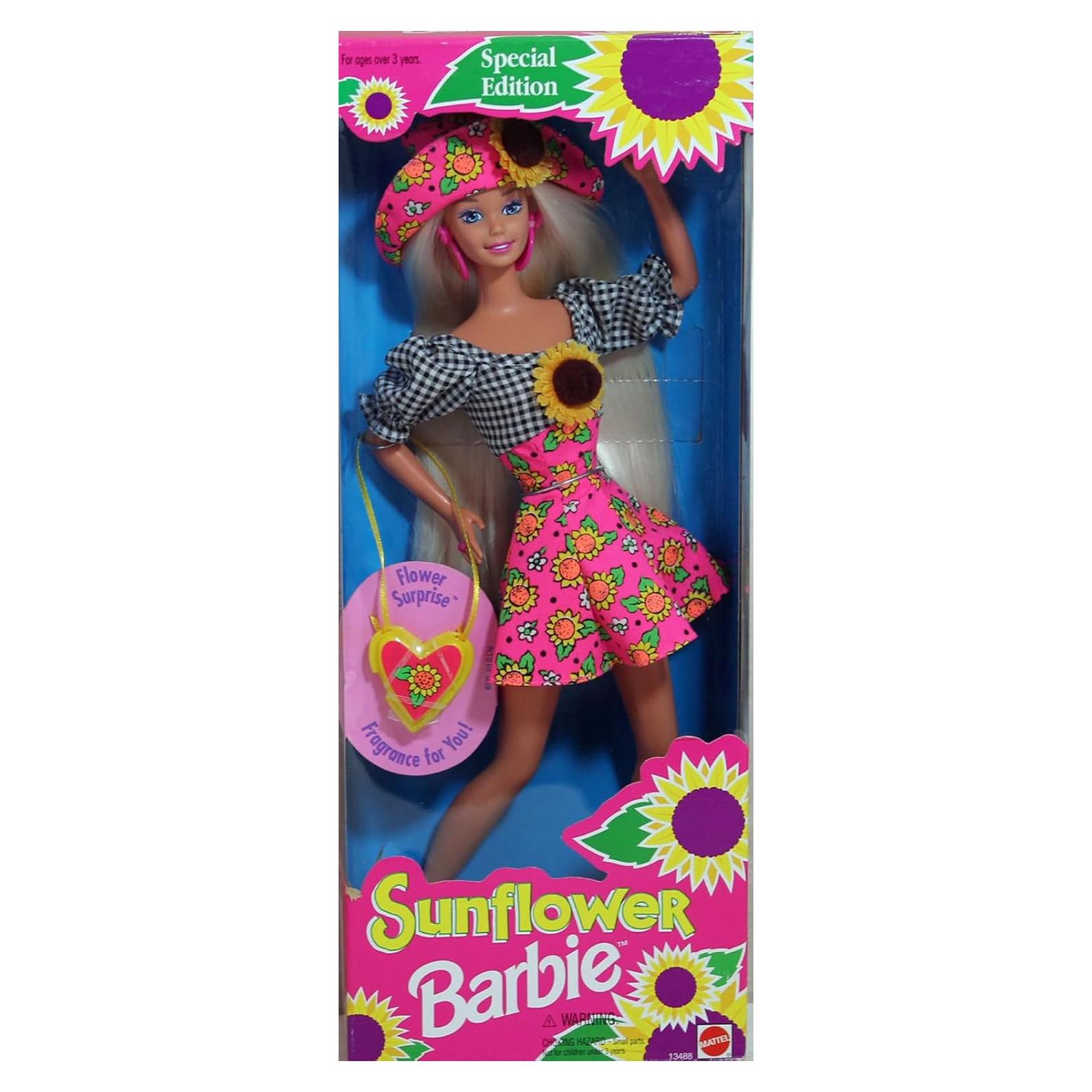 Muñeca Barbie Girasol Edición Especial 1995 - Moda de Verano