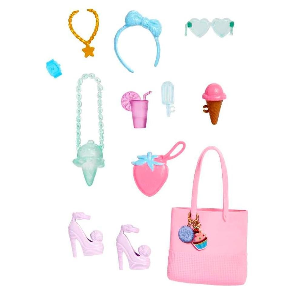 Accesorios de Moda Barbie Tienda de Dulces - 11 Piezas