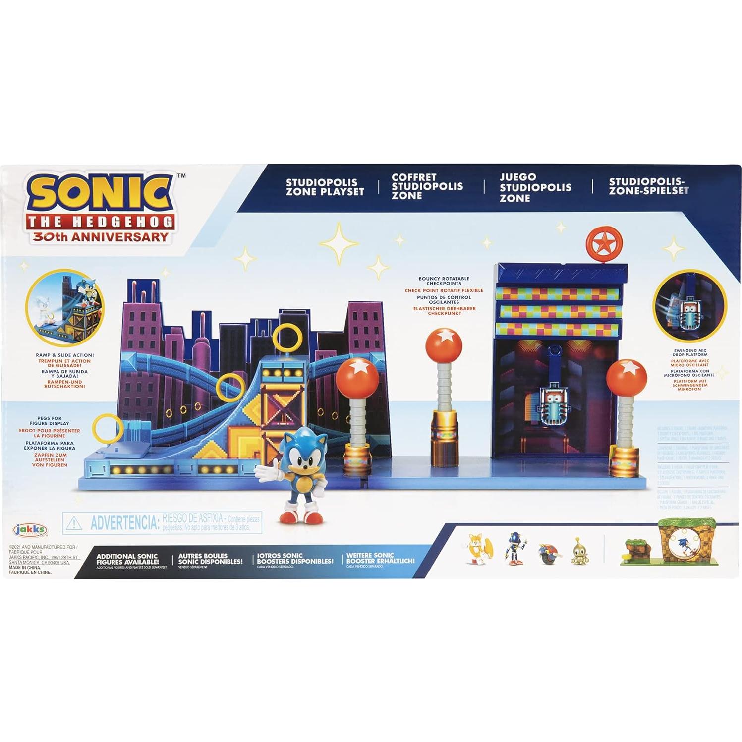 Playset de Acción Sonic The Hedgehog con Figura 6.35 cm