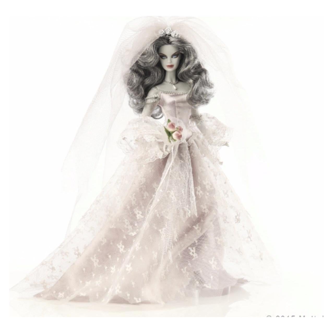 Muñeca Barbie Novia Zombie Belleza Embrujada #CHX12