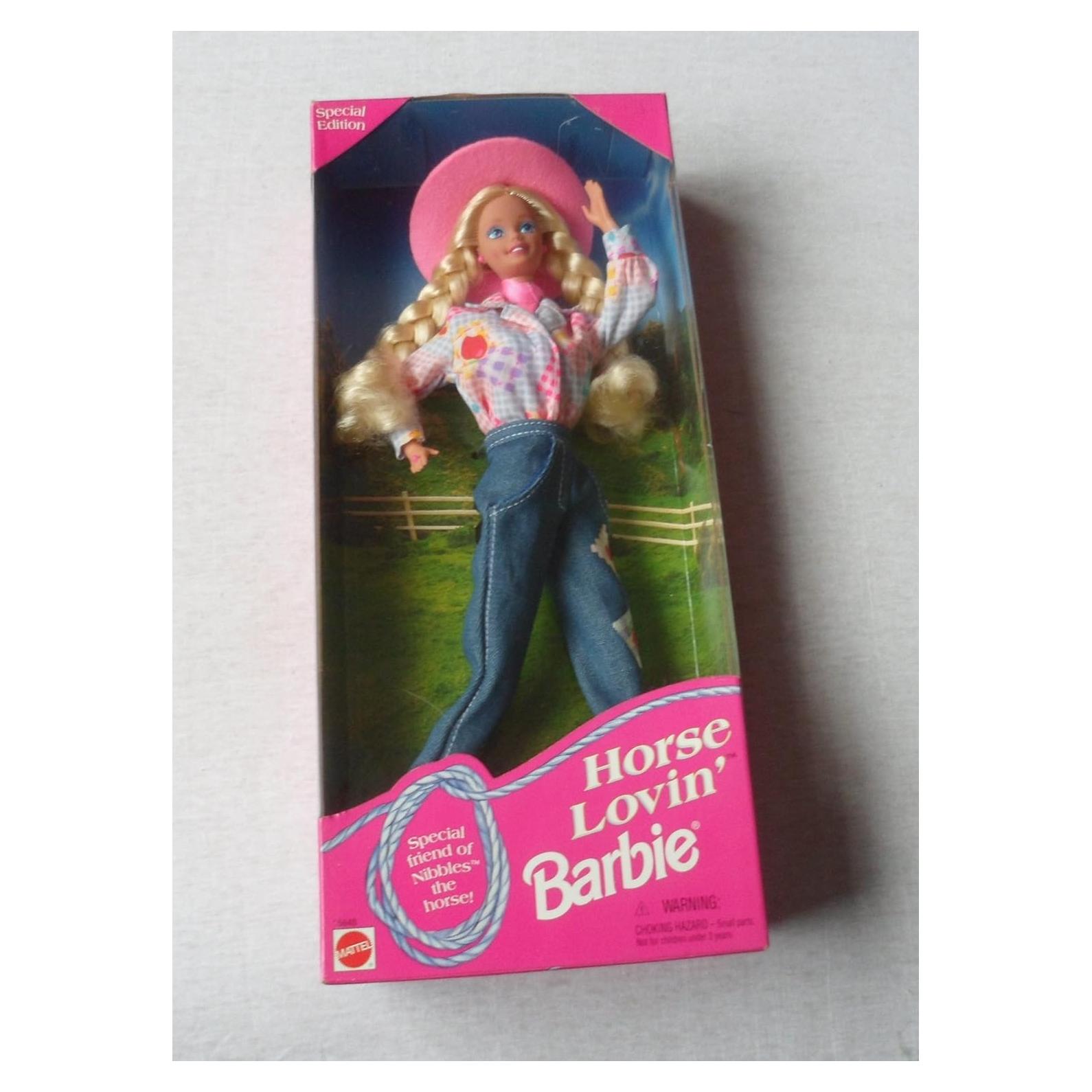 Muñeca Barbie Amante de Caballos Edición Especial 1996
