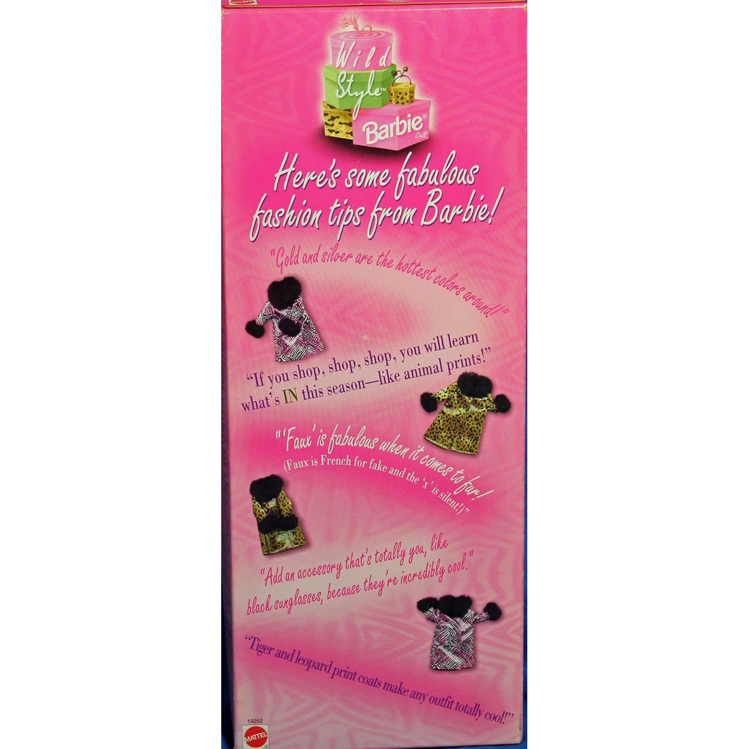 Muñeca Barbie Estilo Salvaje 19262 Mattel Edición Especial